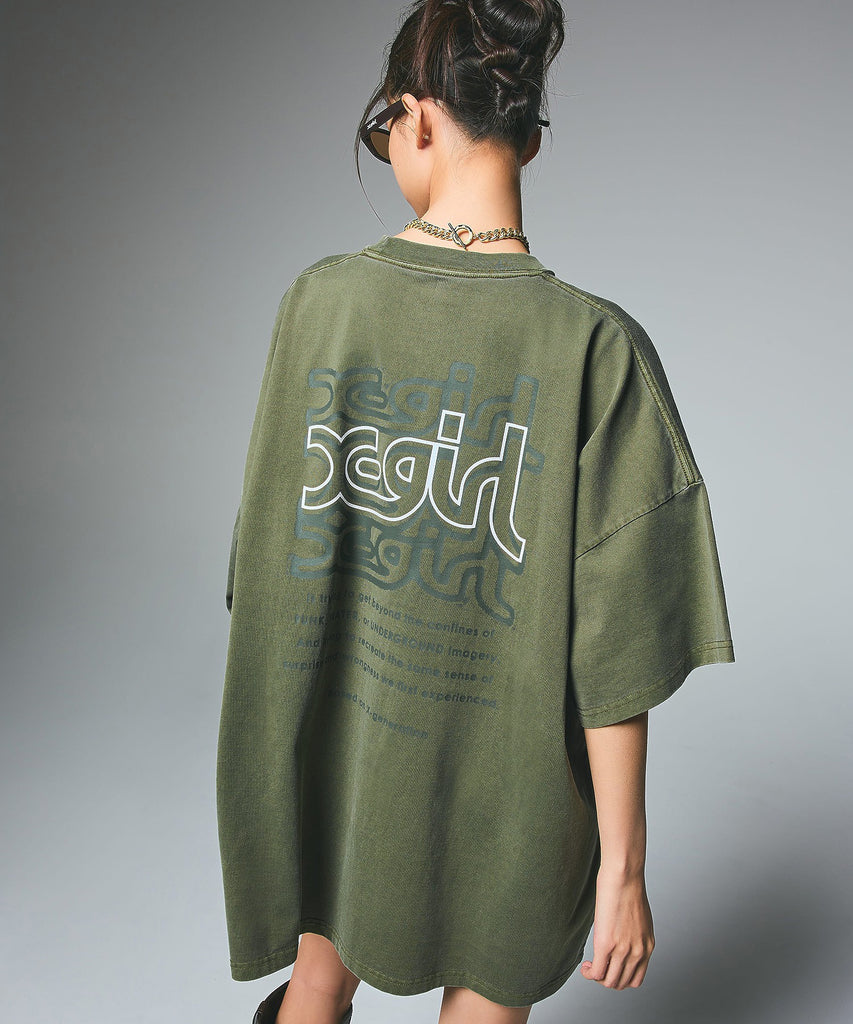NOUNLESS/BIG OVER PRINT LONG TEE 新品未使用 OVER PRINT MILLS LOGO S/S BIG TEE DRESS – calif（カリフ