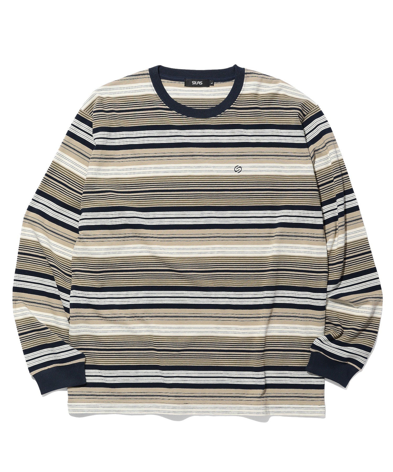 STRIPED L/S TEE