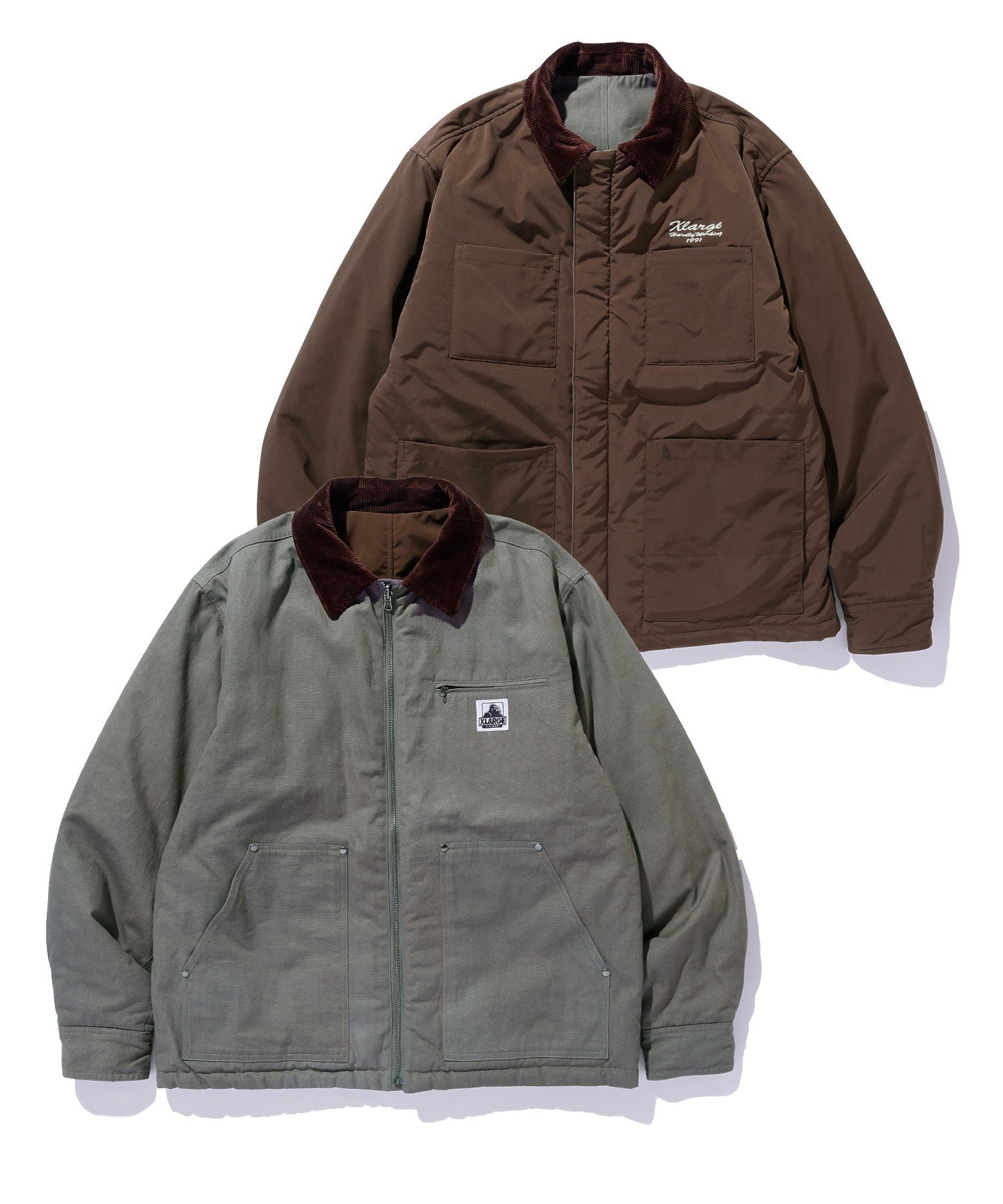 REVERSIBLE WORK JACKET