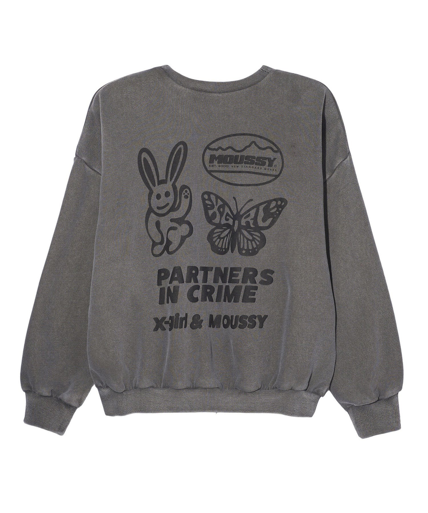 X-girl × MOUSSY SWEAT TOP