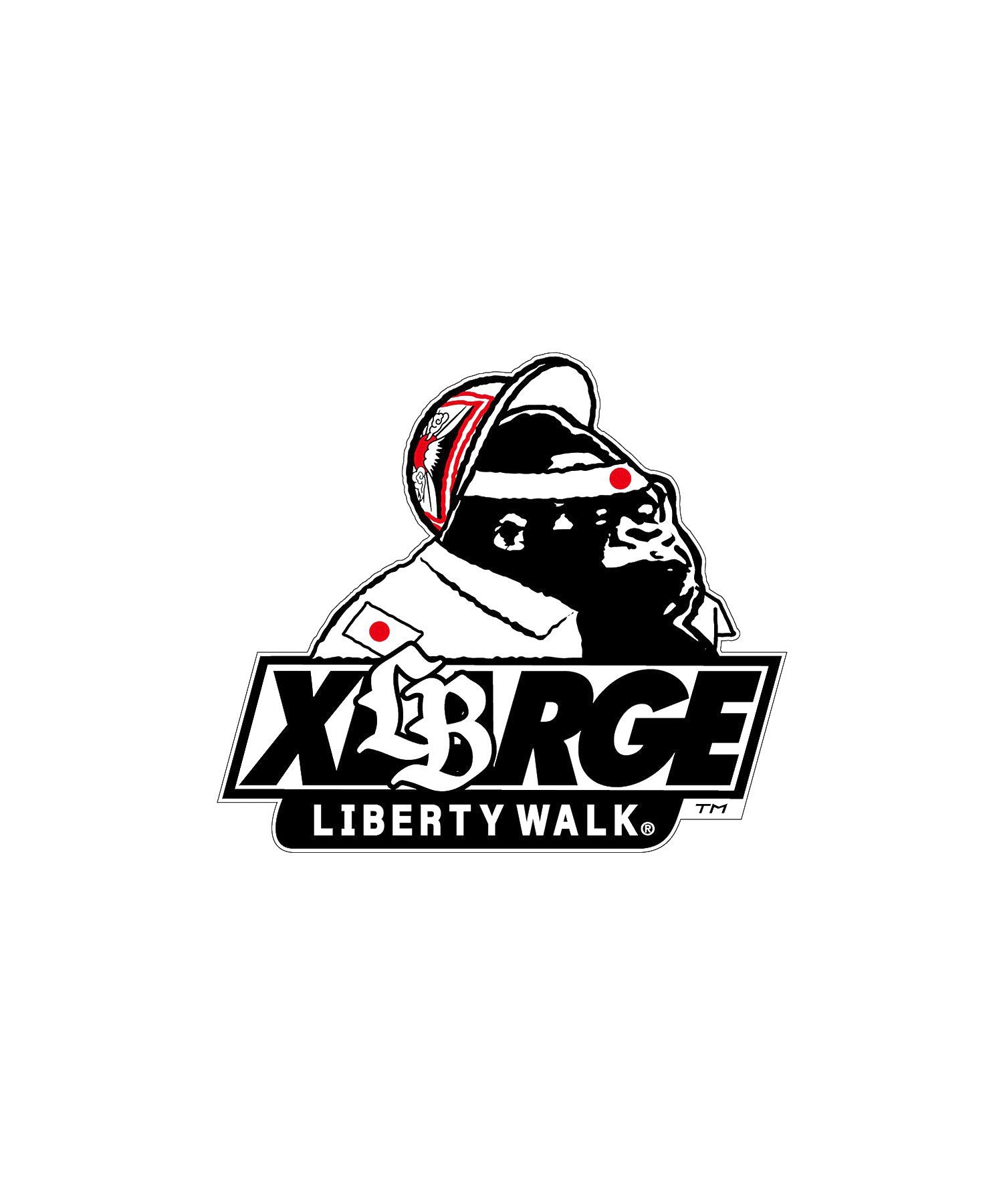 XLARGE×LIBERTY WALK STICKER GORILLA