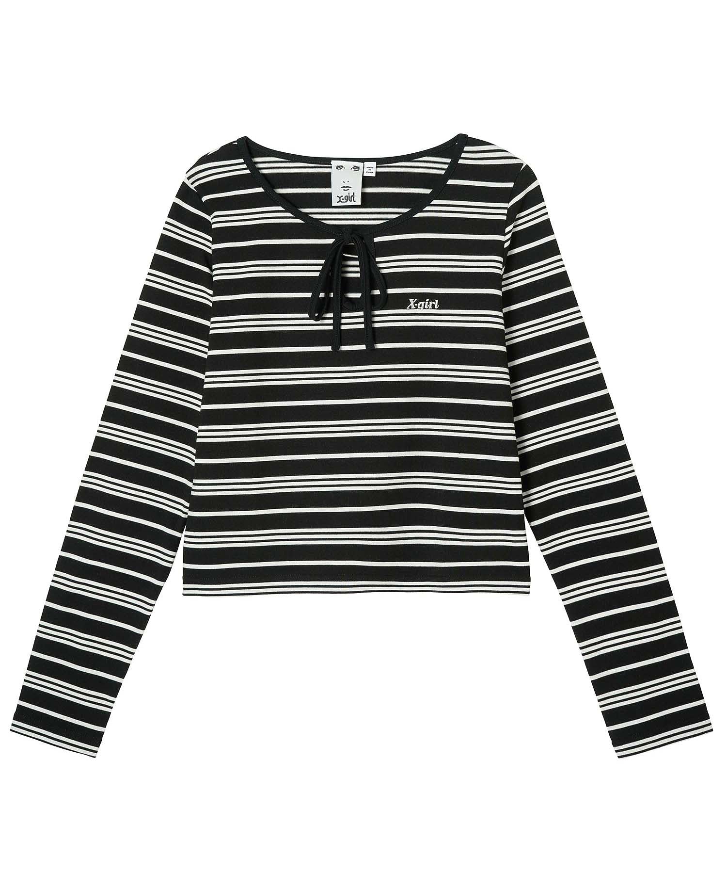 STRIPED TEARDROP TOP X-girl