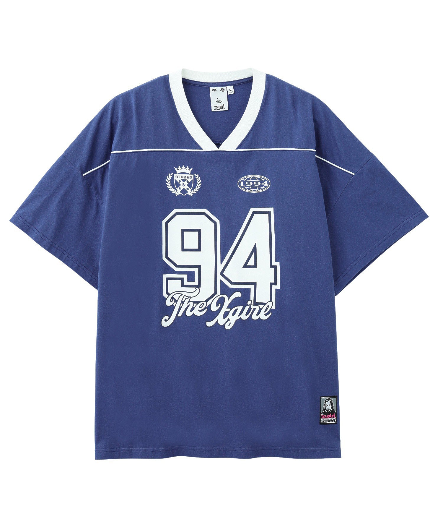 FACE LABEL NUMBER BIG TEE DRESS