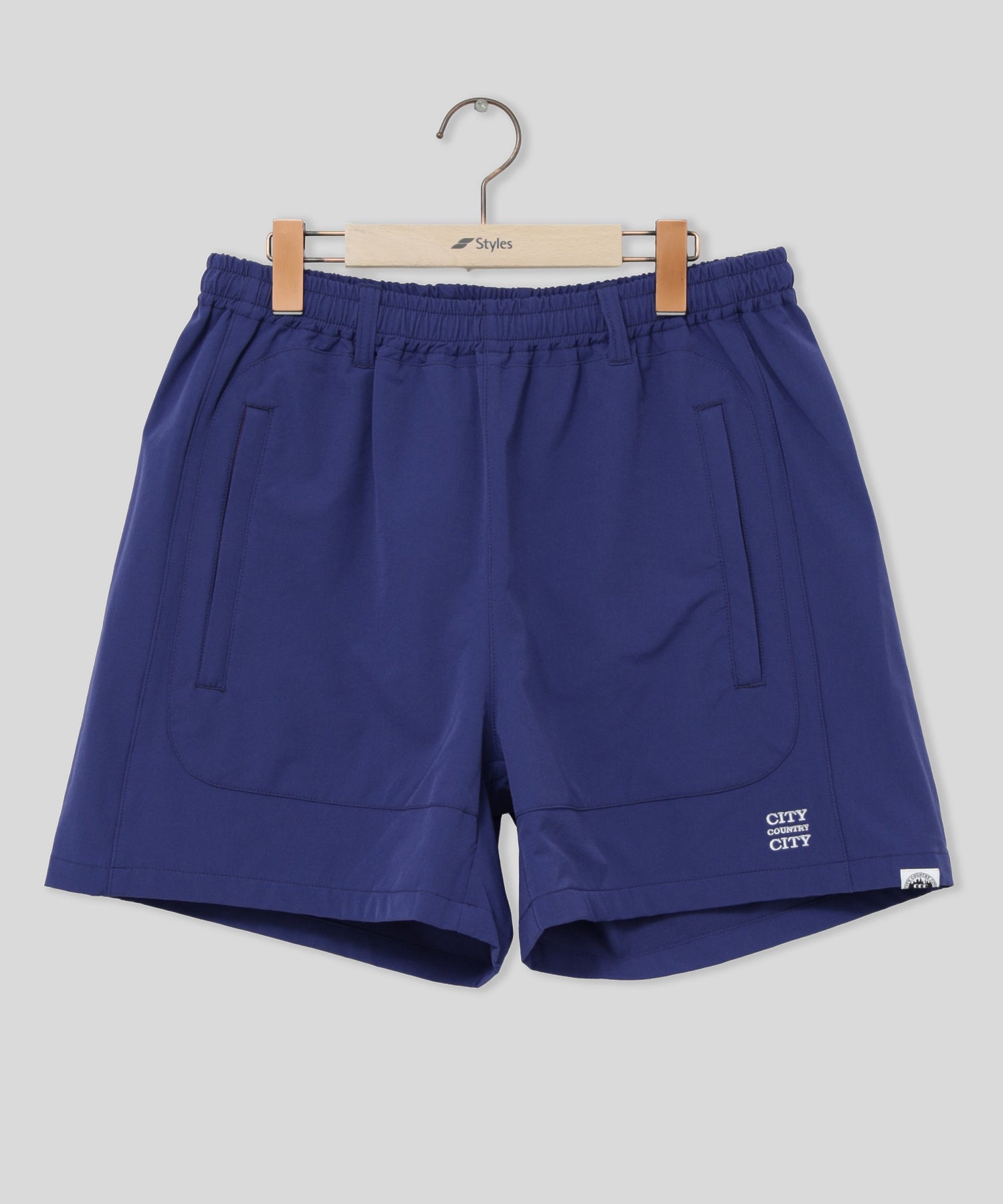 CCC/シティーカントリーシティー/EMBROIDERED LOGO STRECH NYLON EASY SHORTS 261P005