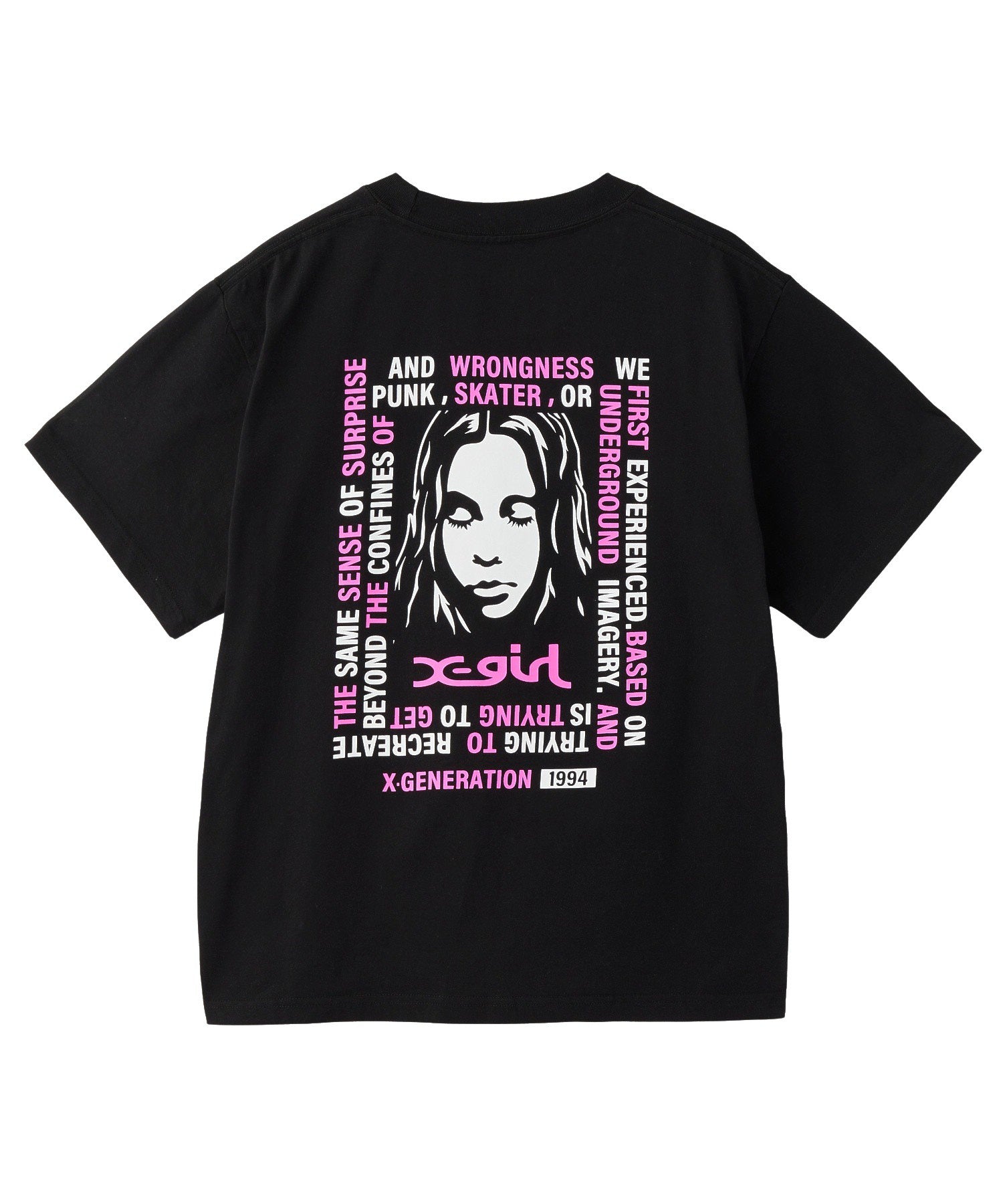 MESSAGE BOX FRAMED FACE S/S TEE