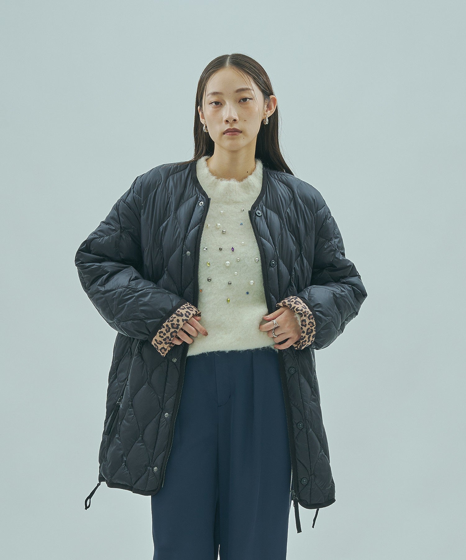 【ROSE BUD別注】TAION/MILITARY M65 LINER W-ZIP DOWN JACKET
