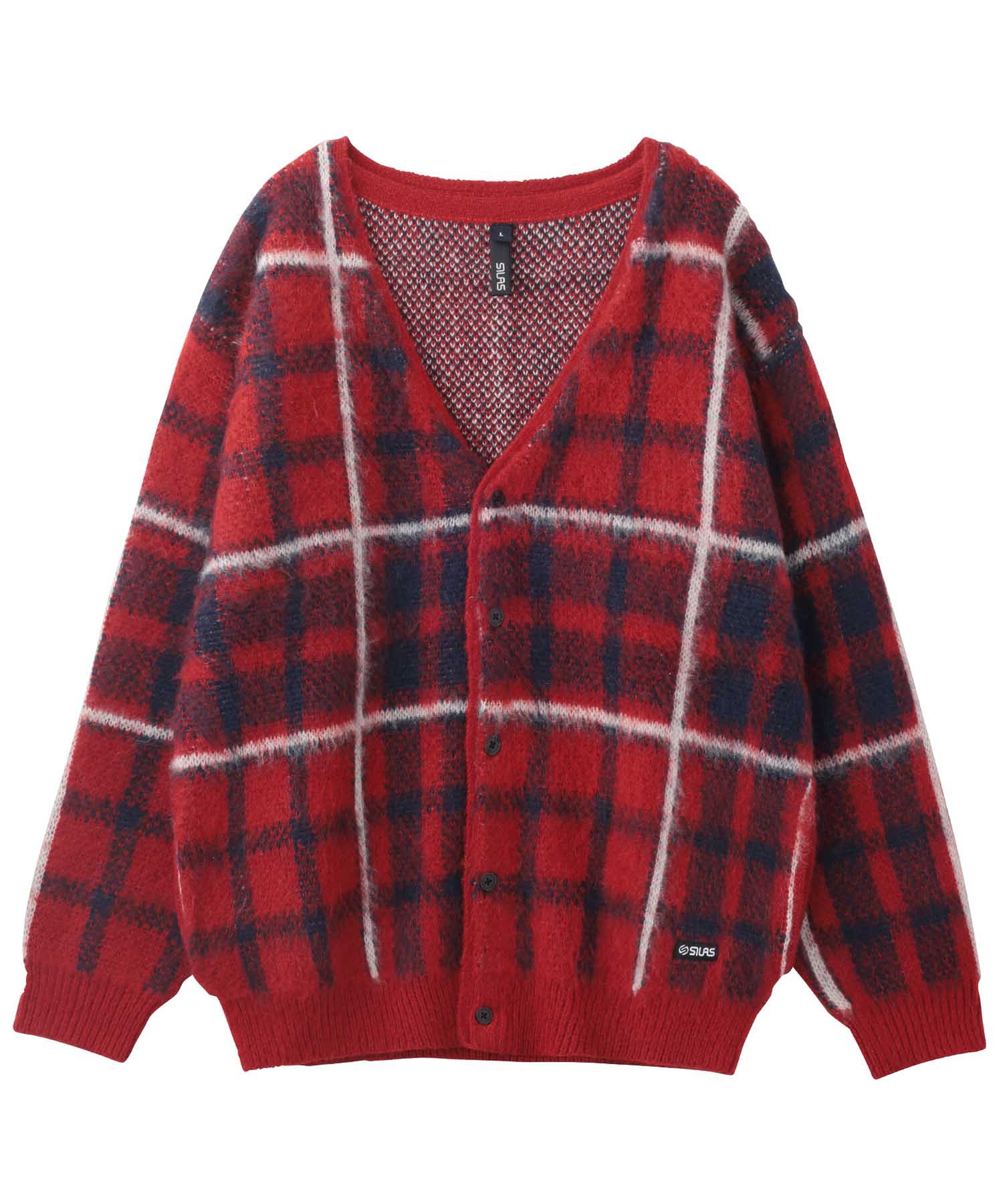 PLAID CARDIGAN SILAS