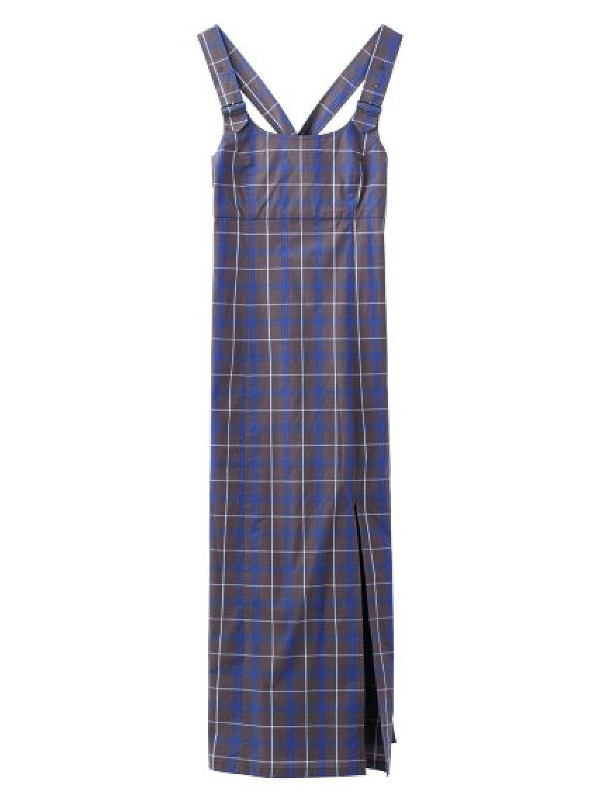 PLAID DRESS X-girl