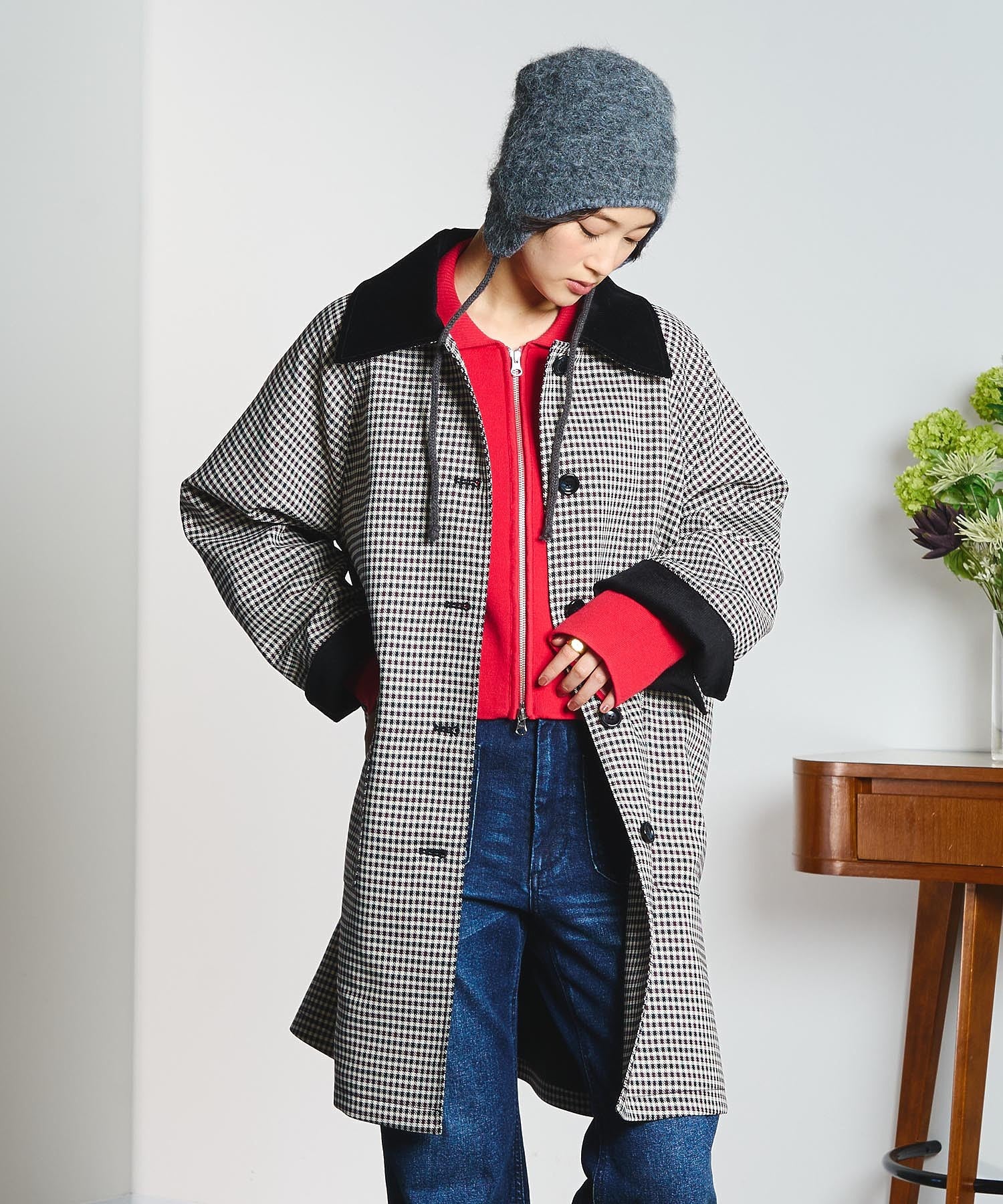 model:166cm 着用サイズ:M