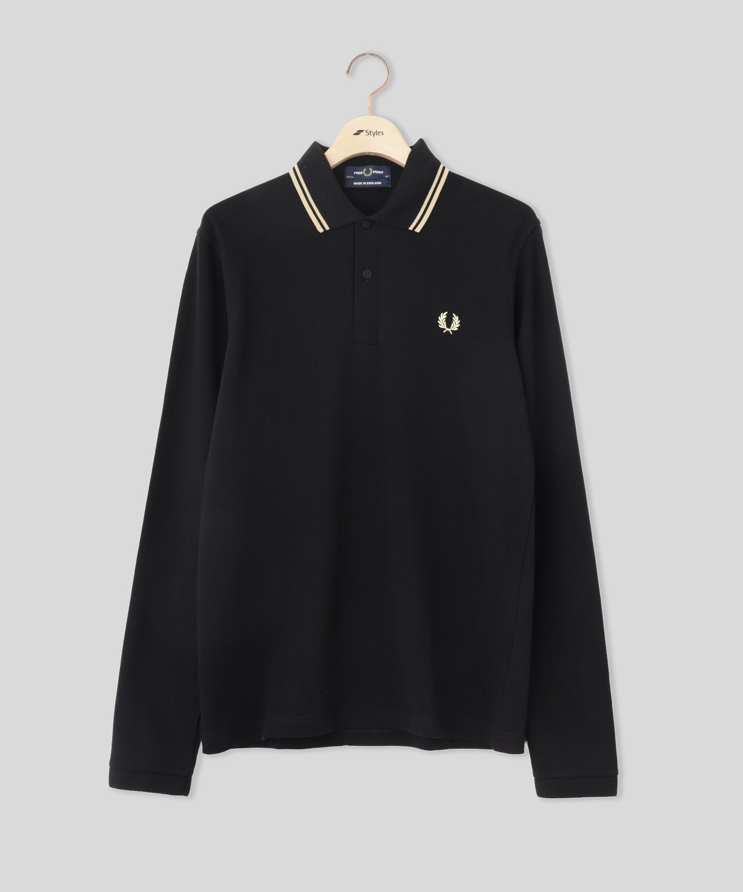 FRED PERRY/フレッドペリー/LONG SLEEVE TWIN TIPPED SHIRT M1212-157