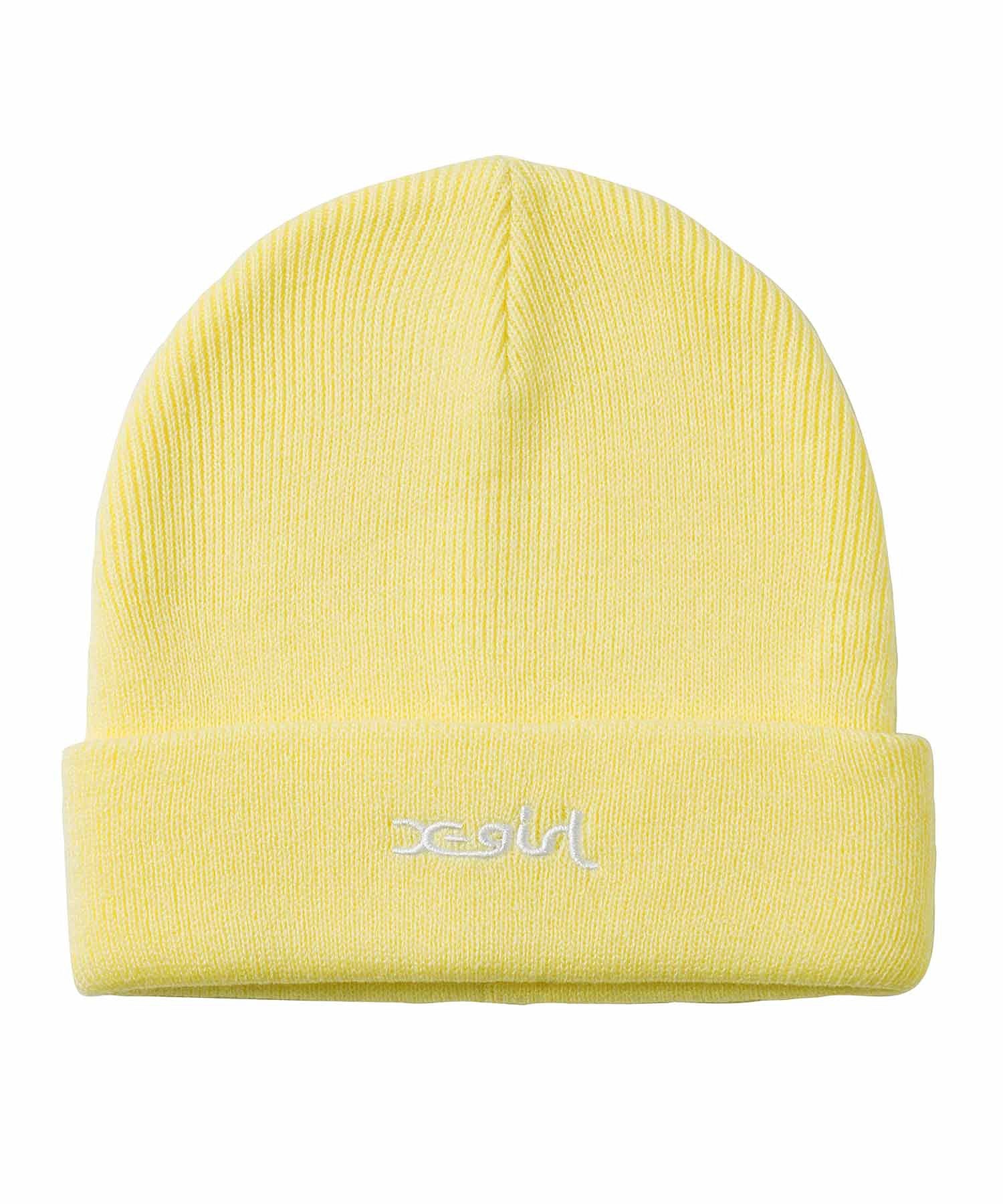 MILLS LOGO EMBROIDERY KNIT CAP X-girl