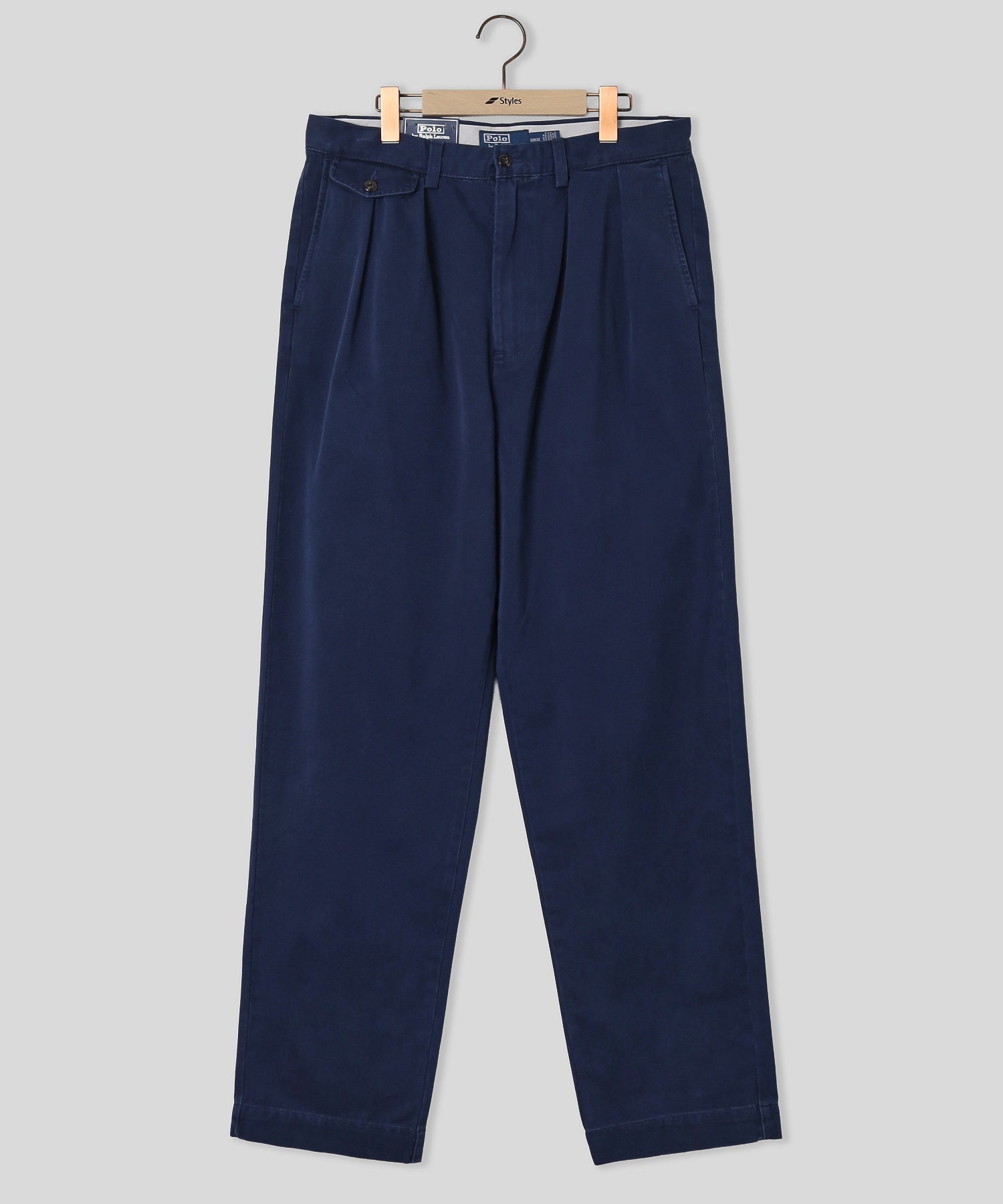POLO RALPH LAUREN/ポロ ラルフ ローレン/RALAXED FIT WHITMAN CHINO PLEATED PANTS