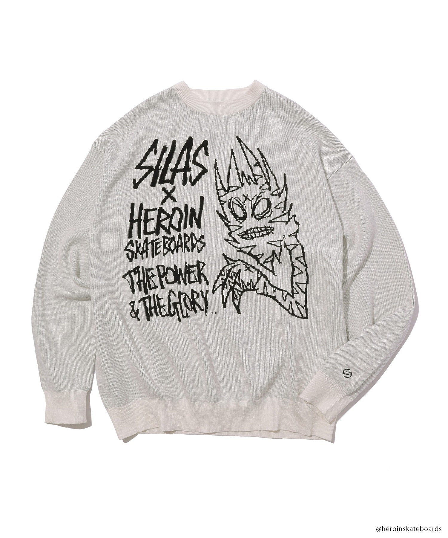 SILAS×HEROIN JACQUARD SWEATER