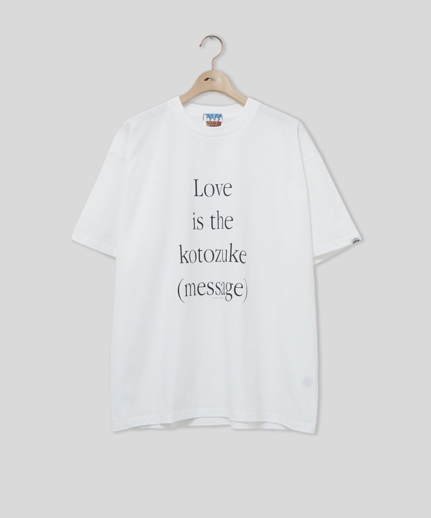 CCC/シティーカントリーシティー/COTTON S/S T-SHIRT KOTOZUKE 261T008
