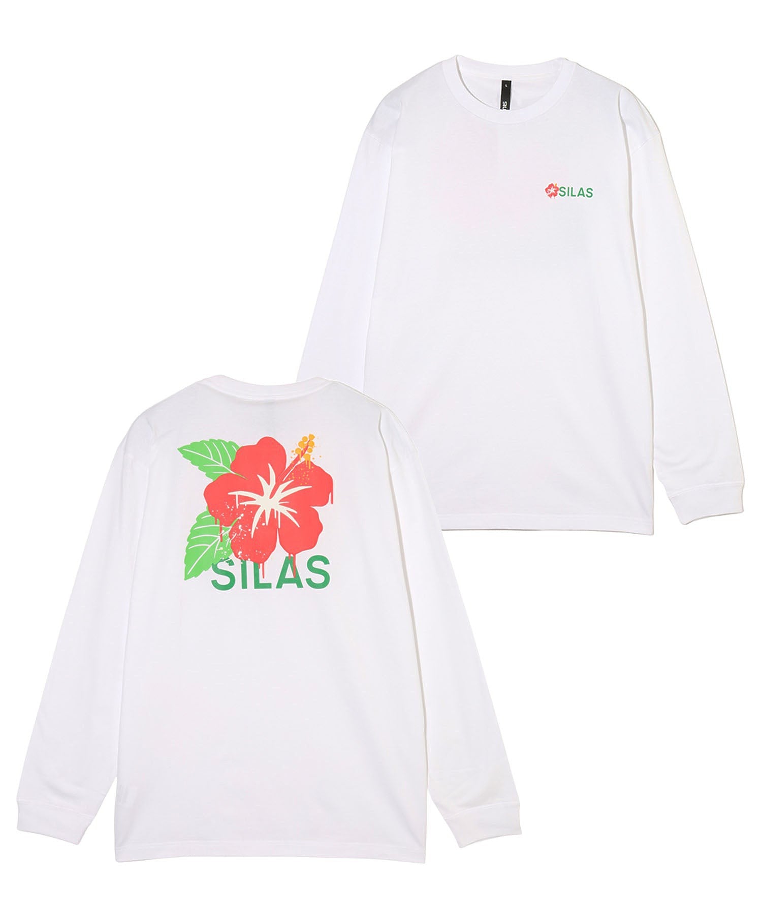 HIBISCUS PRINT L/S TEE SILAS