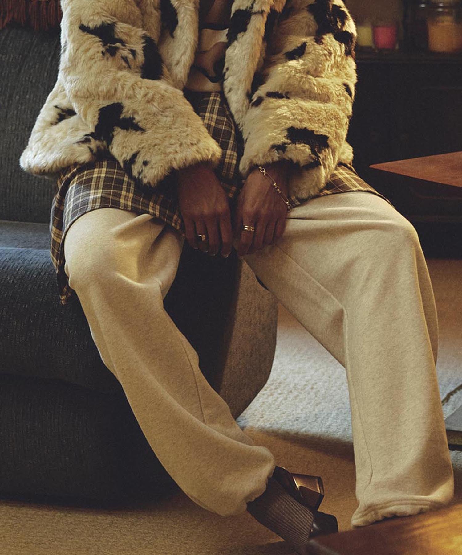 SPALDING x ROSE BUD ATHLETIC CLUB SWEAT PANTS