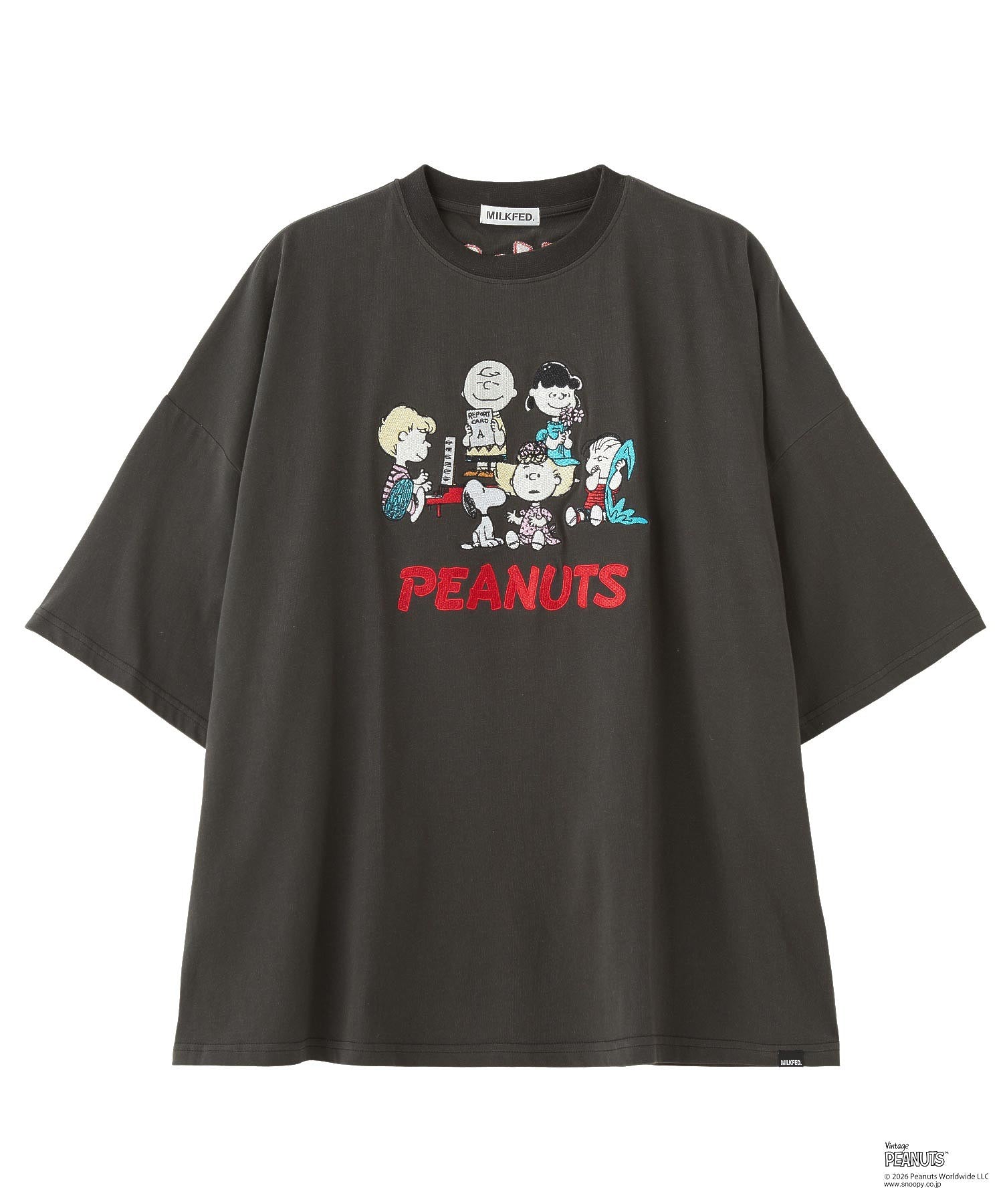 MILKFED. × PEANUTS / PEANUTS GANG BIG S/S TEE