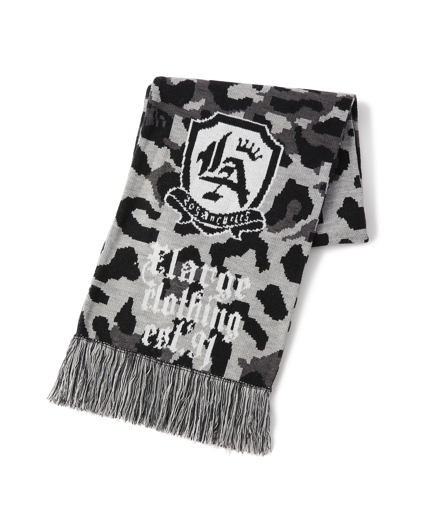 JACQUARD LOGO SCARF