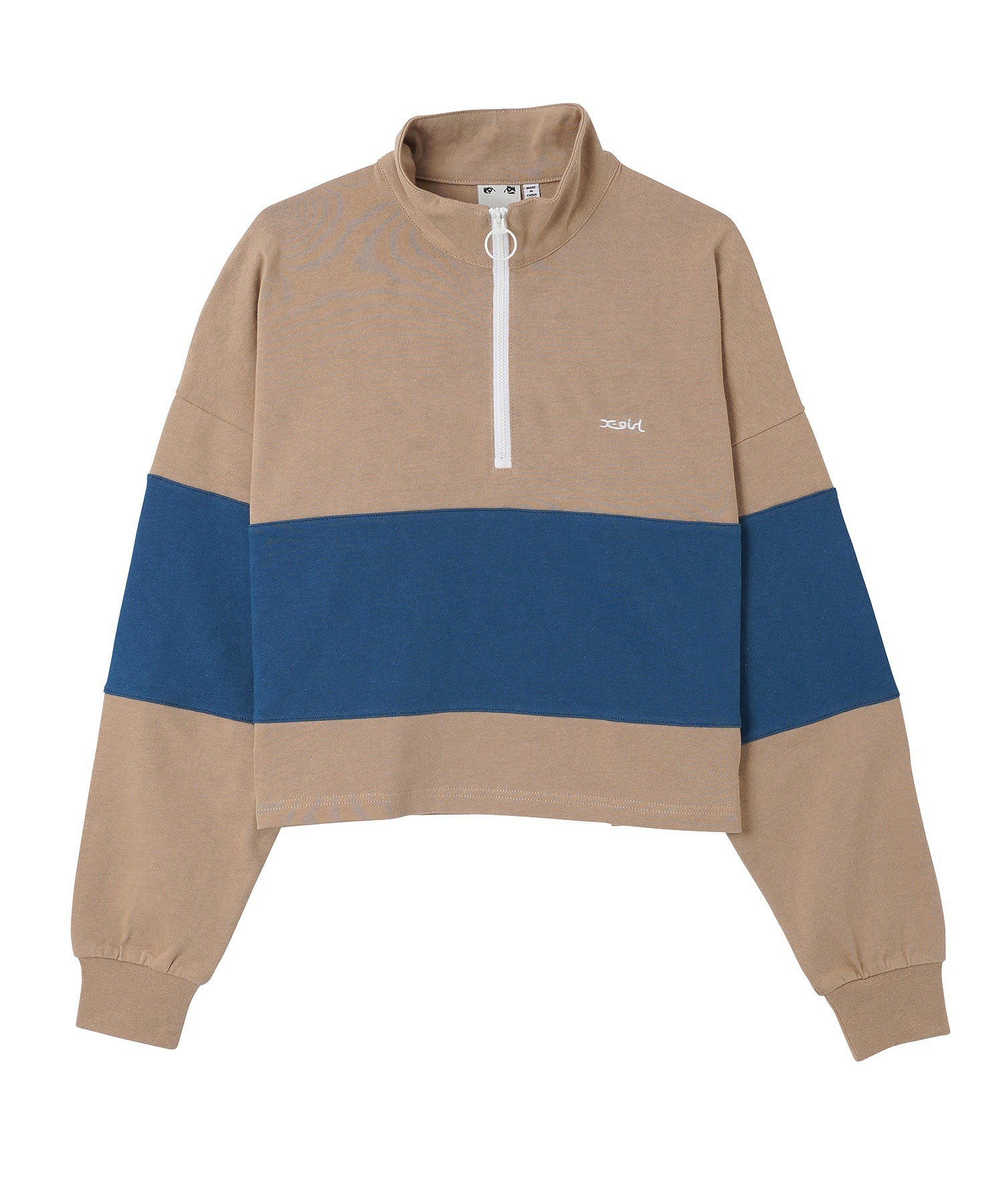 CROPPED RUGBY SHIRT　X-girl