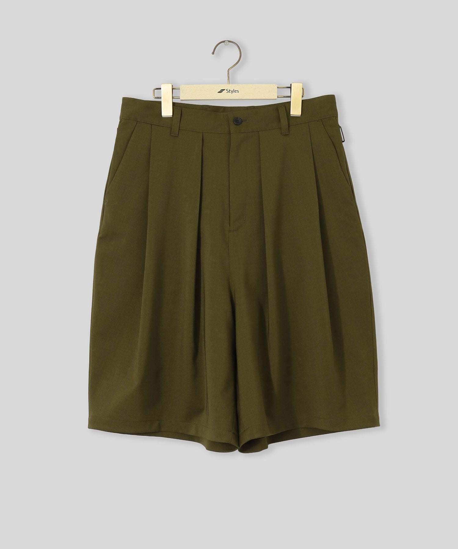 WHITE MOUNTAINEERING/ホワイトマウンテニアリング/8 TUCK WIDE SHORT PANTS WM2671403
