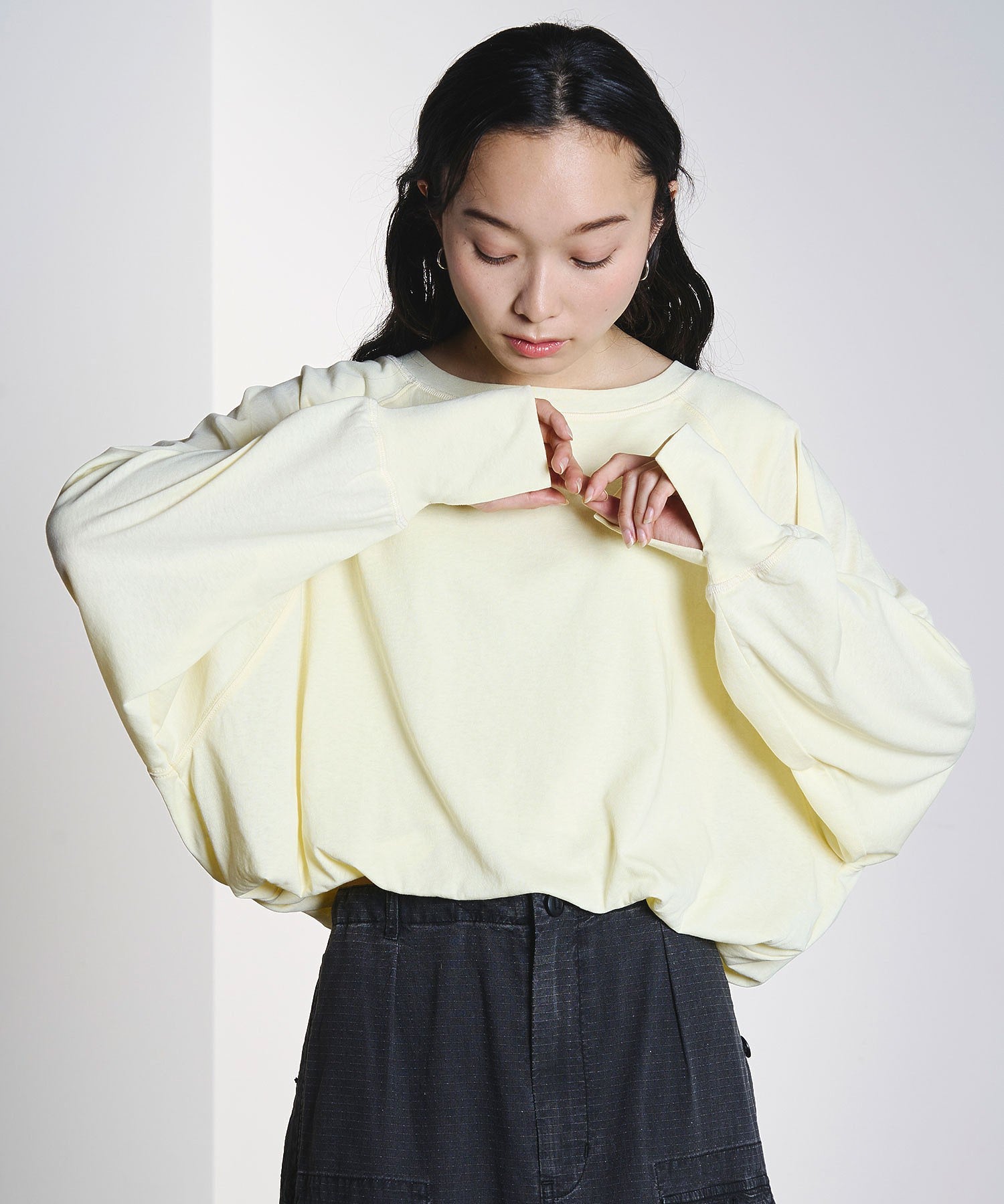 model:161cm 着用サイズ:ONE SIZE