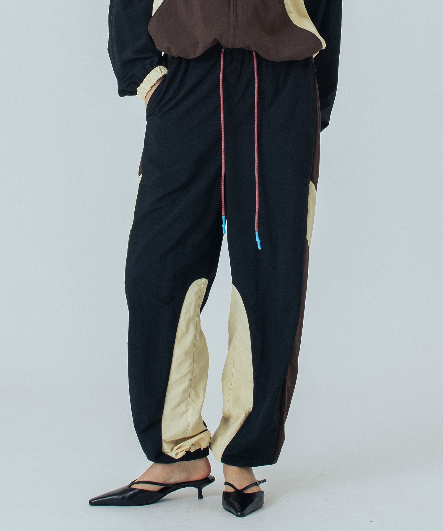 mici/MIX COLOR DRAWSTRING PANT