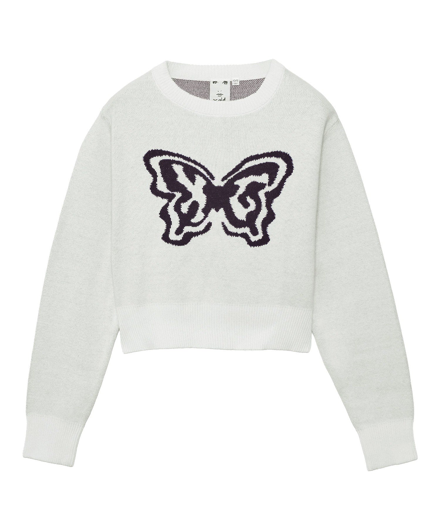BUTTERFLY XG LOGO COMPACT KNIT TOP