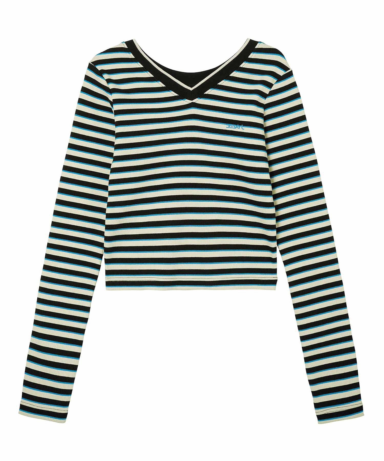 MULTI STRIPE COMPACT TOP X-girl