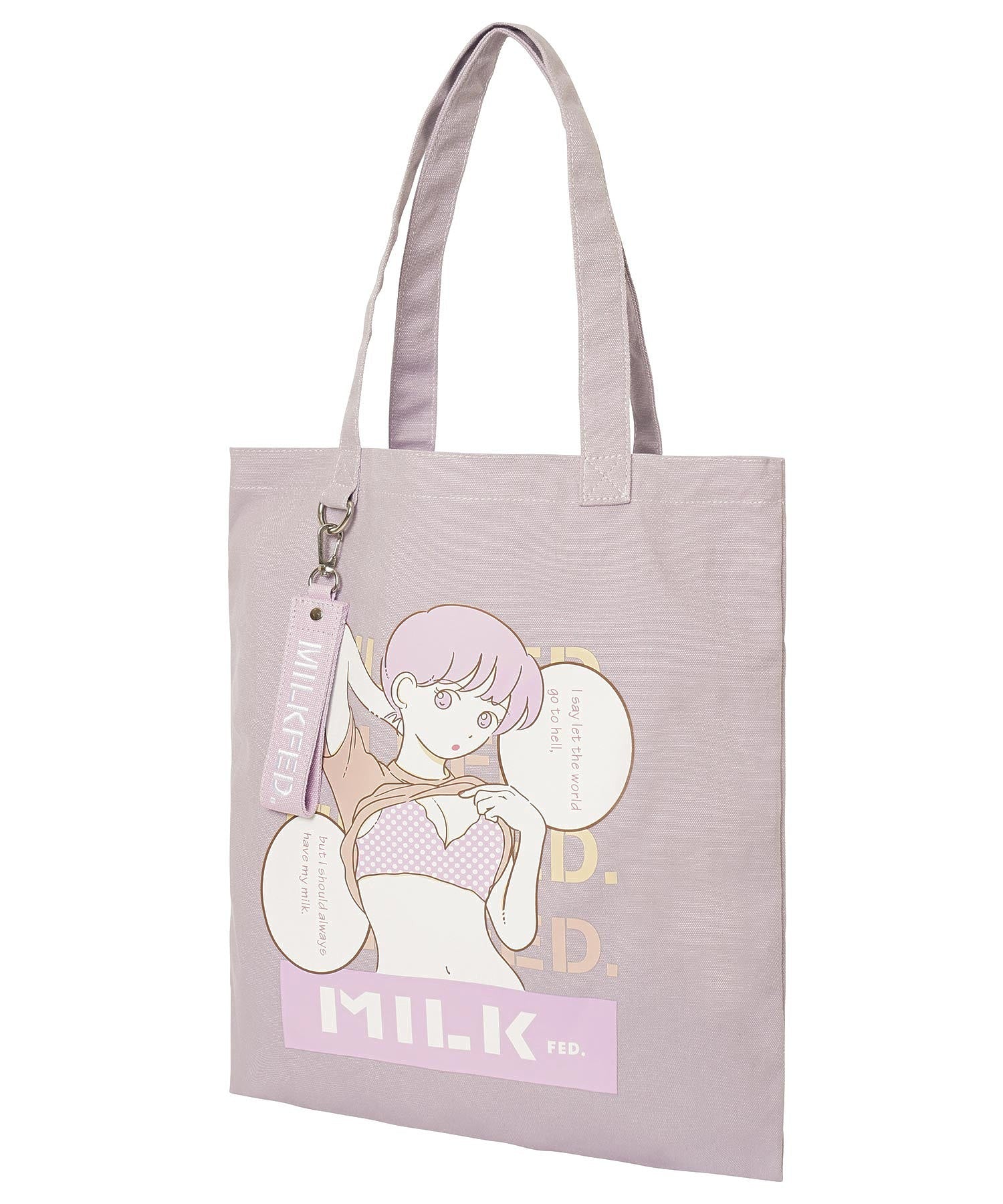 MILKFED.×TAIHEI NAMIKAWA TOTE LtPURPLE