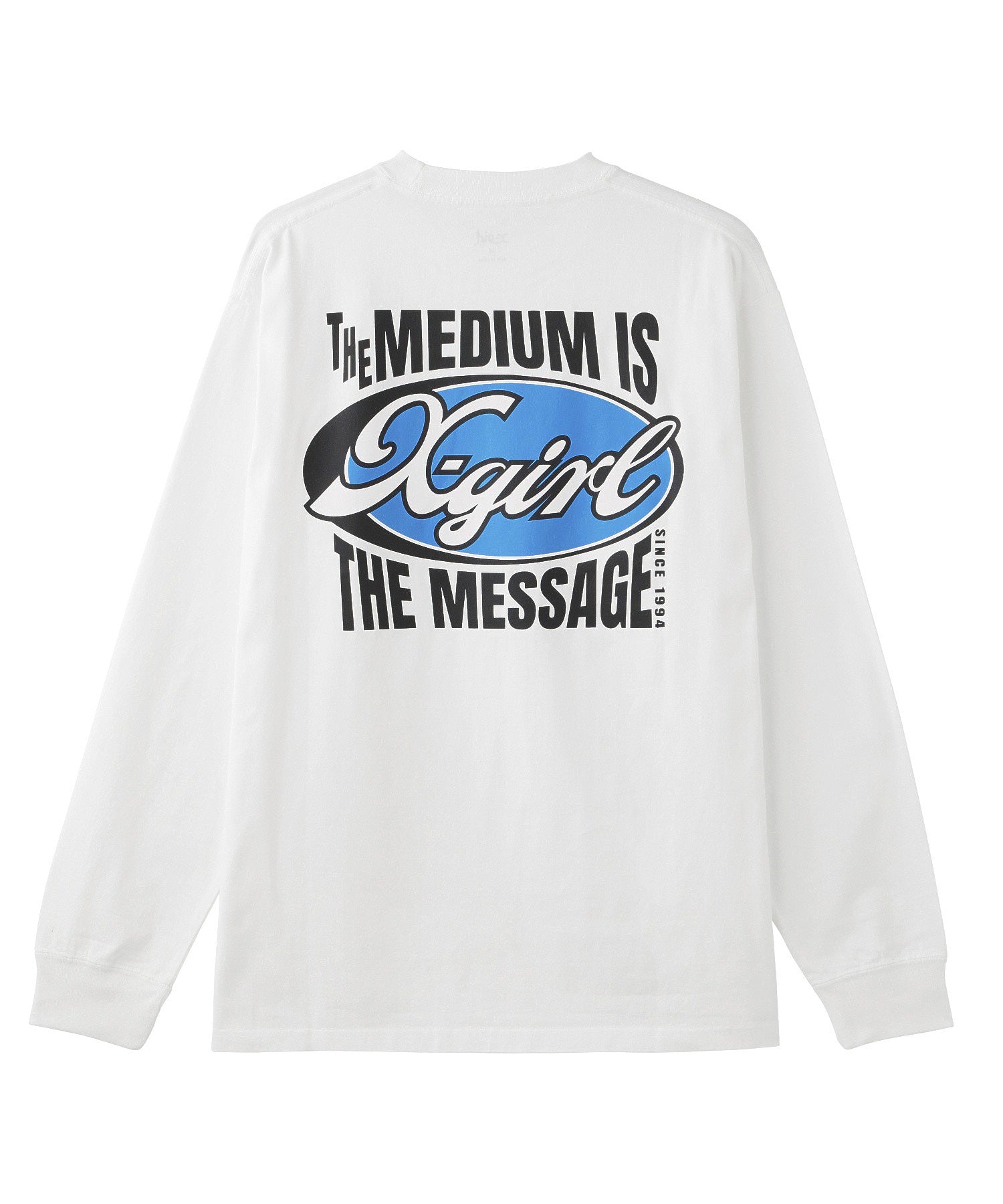 OVAL AND MESSAGE LOGO L/S TEE