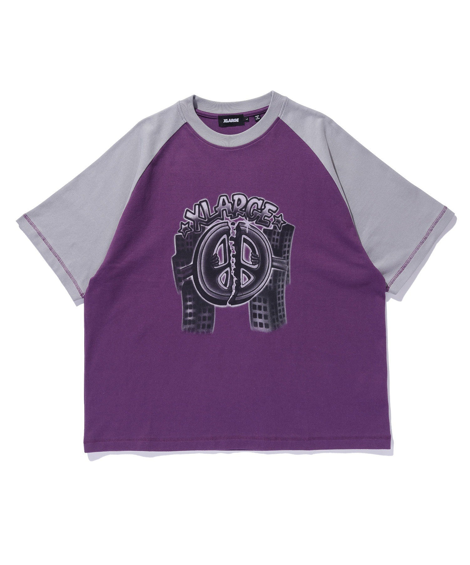 PEACE MAKERS HEAVYWEIGHT RAGLAN S/S TEE