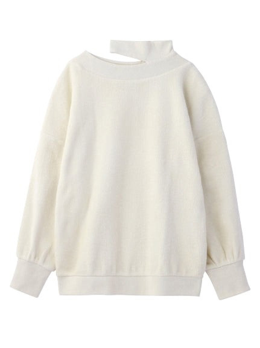 DISTRESSED COLLAR TOP X-girl