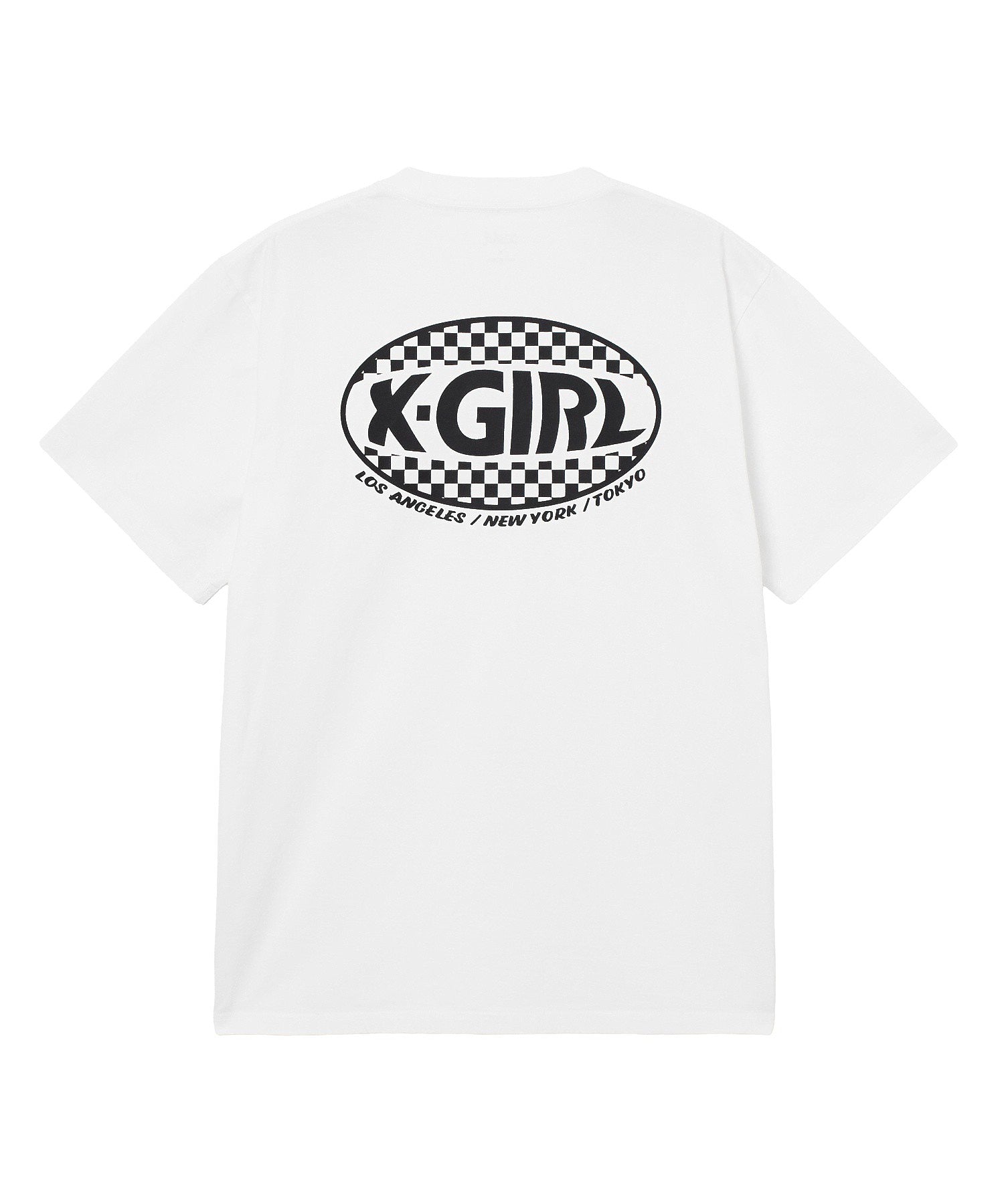 CHECKER OVAL LOGO POCKET S/S TEE