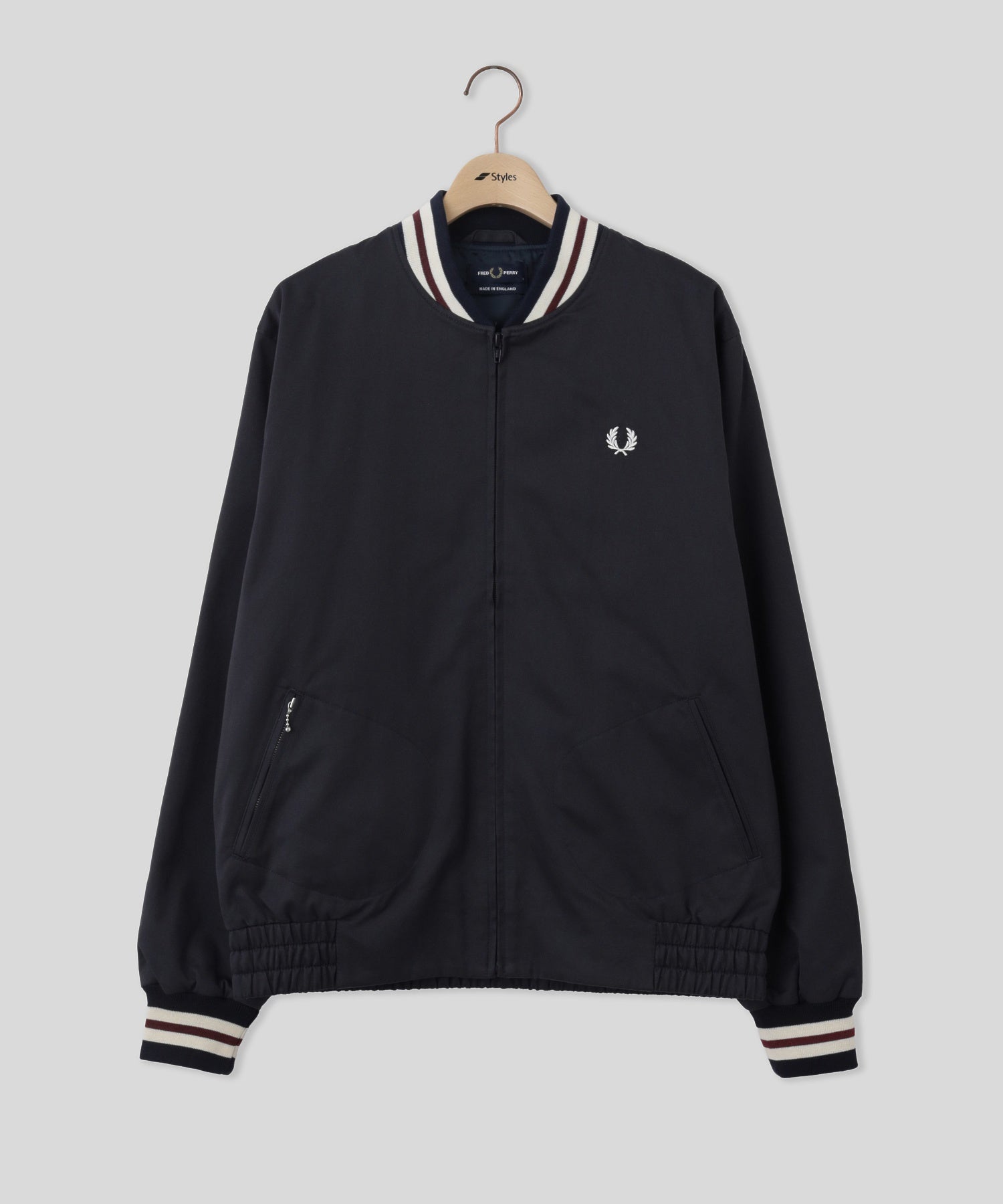 FRED PERRY/フレッドペリー/TWILL TENNIS BOMBER JACKET J1331