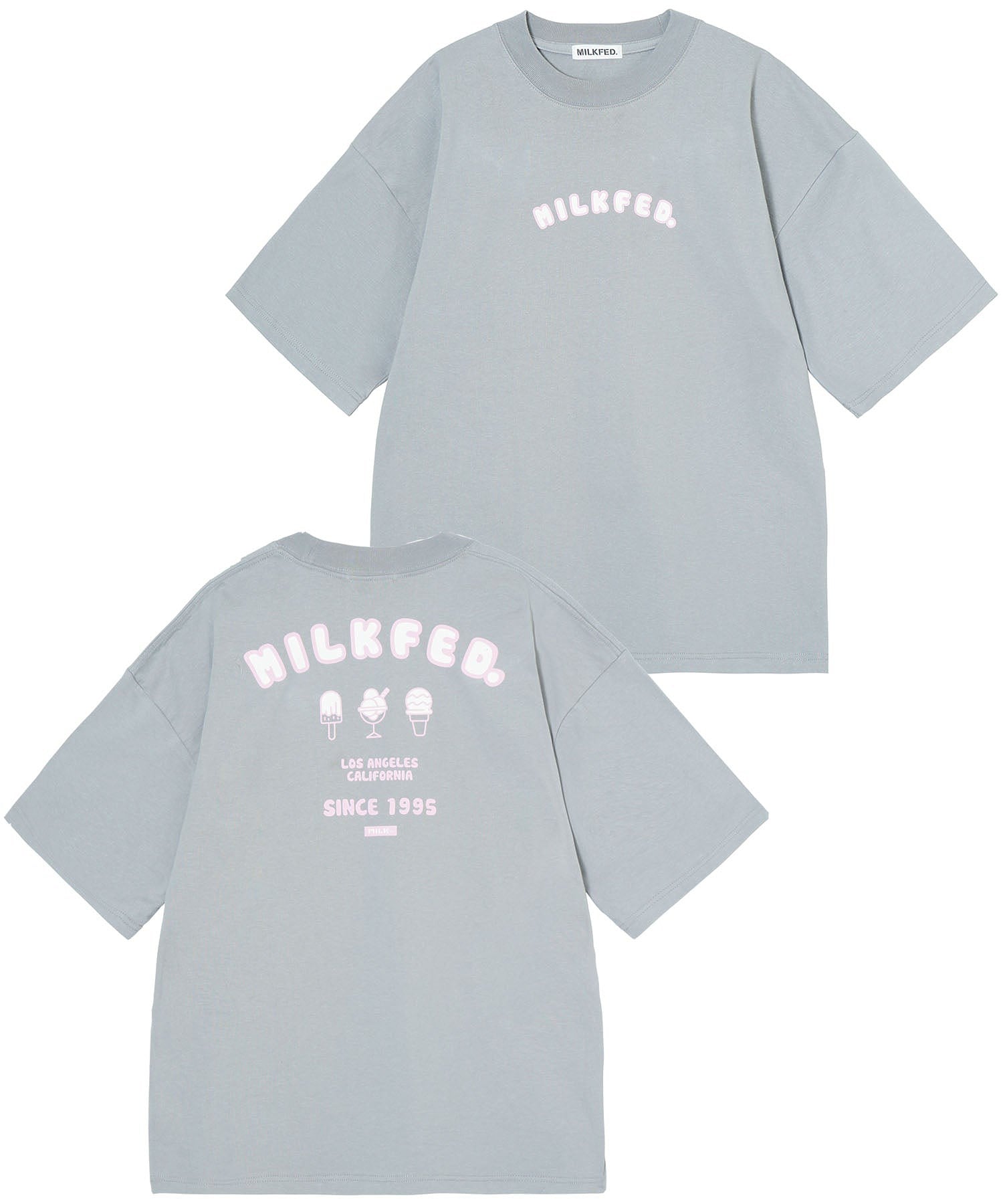 WIDE S/S TEE ICE CREAM MILKFED.