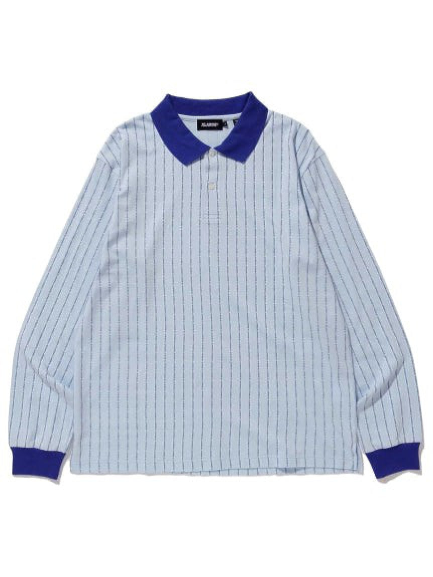 L/S ALLOVER LOGO POLO SHIRT XLARGE