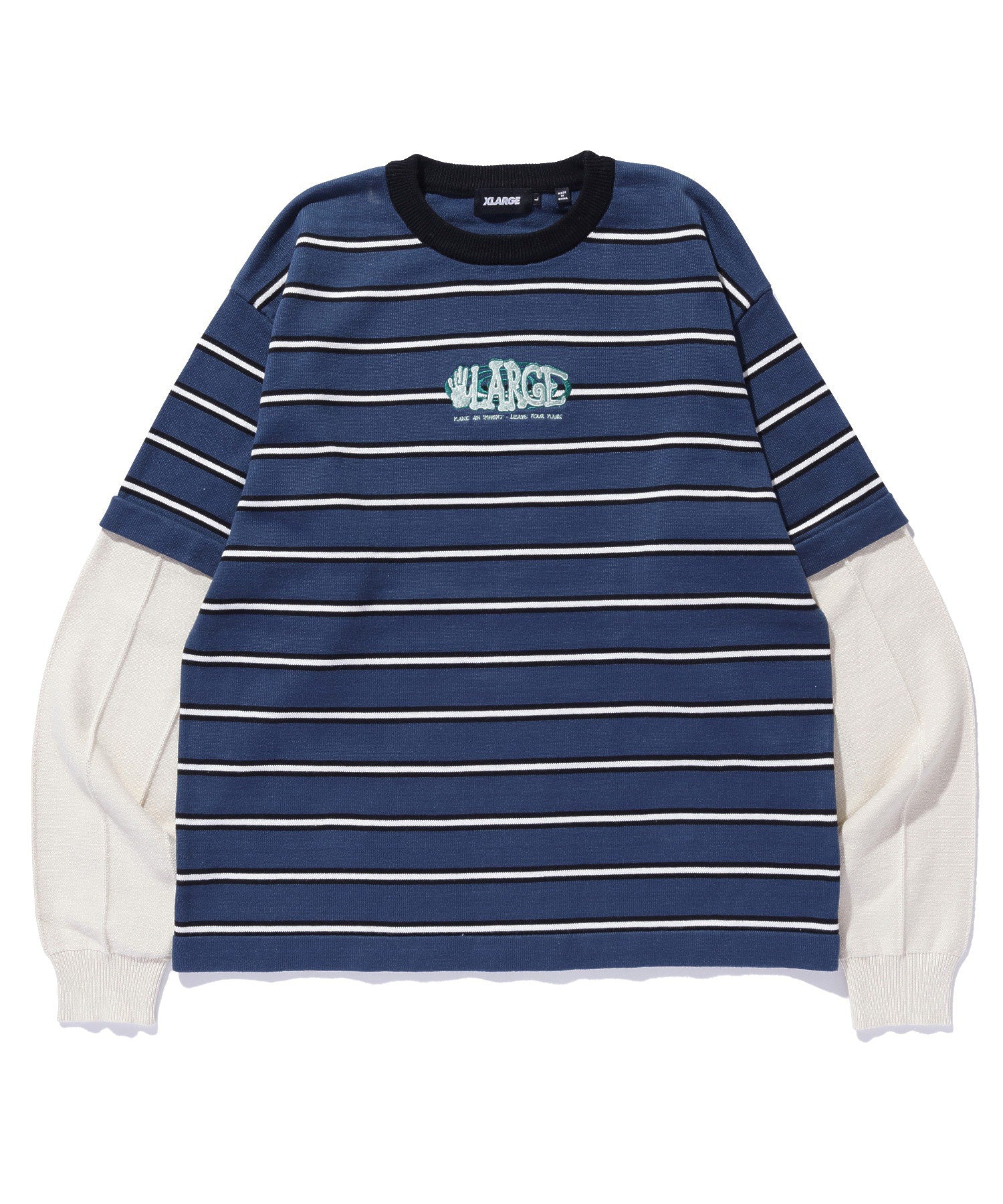 LAYERED CREWNECK KNIT