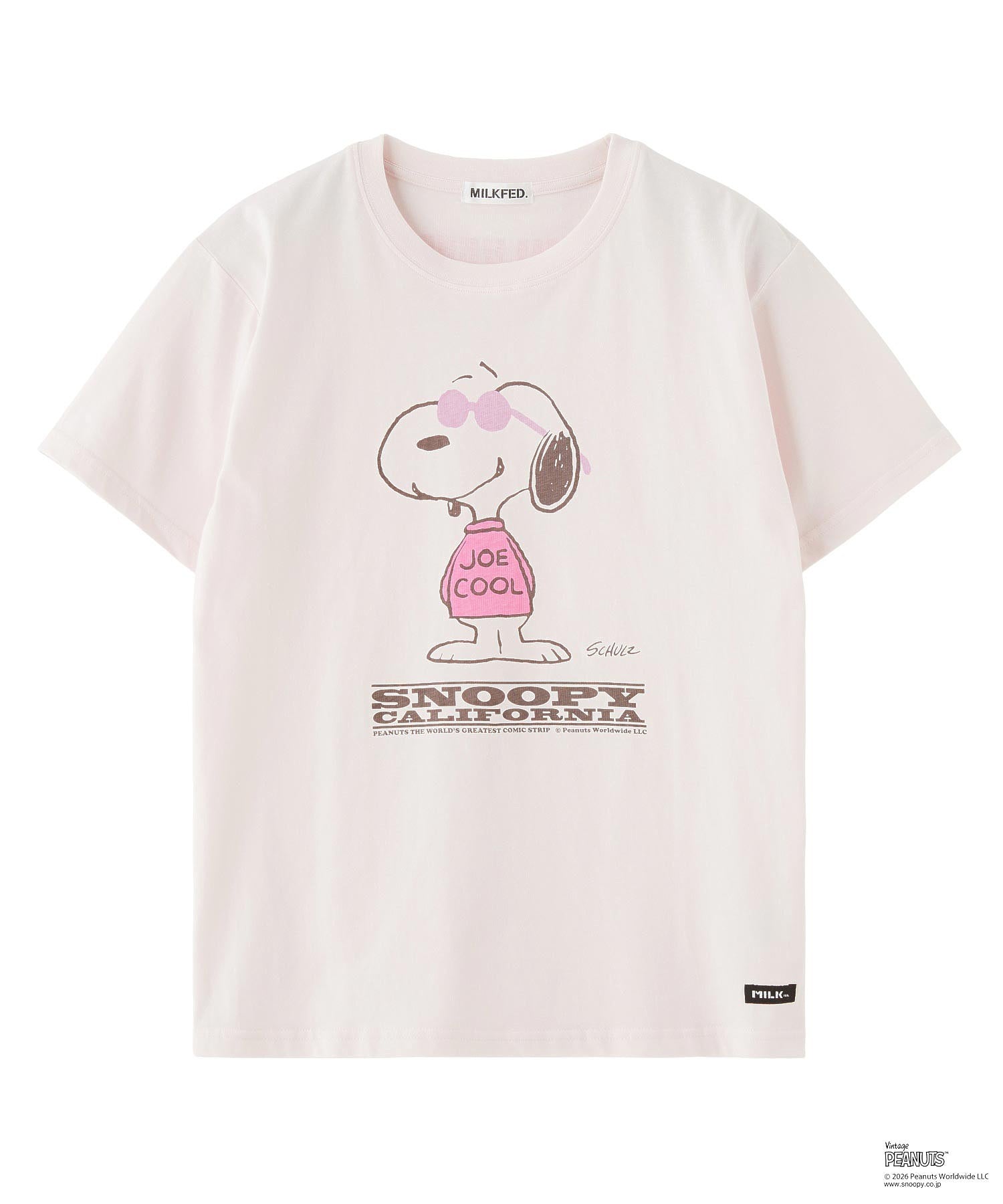 MILKFED. × PEANUTS / JOE COOL S/S TEE