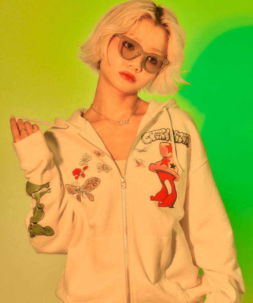 X-girl × Mark Bode ZIP UP SWEAT HOODIE – calif（カリフ）公式サイト