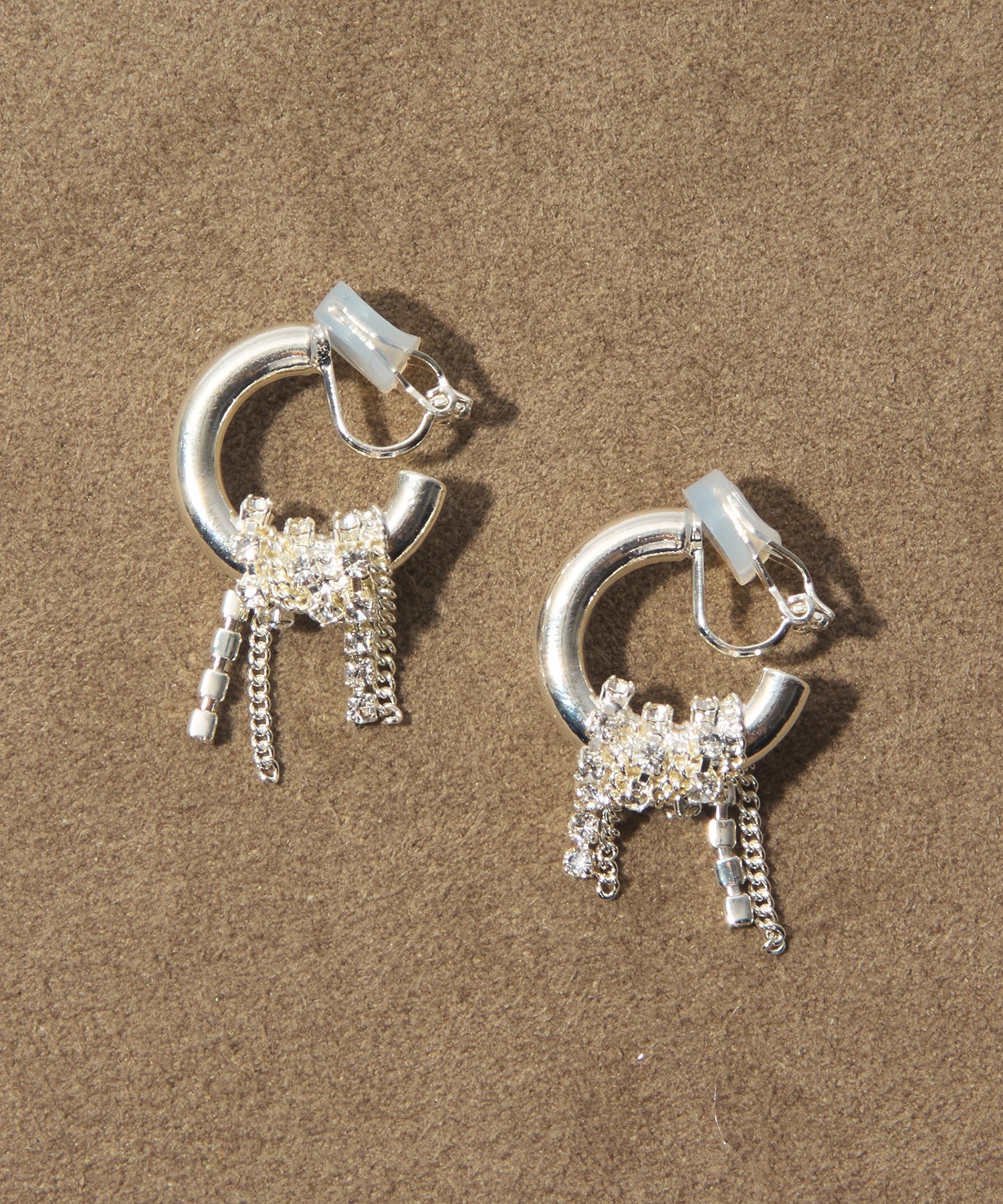 loni/LUPINUS BIJOU CHAIN EARRINGS