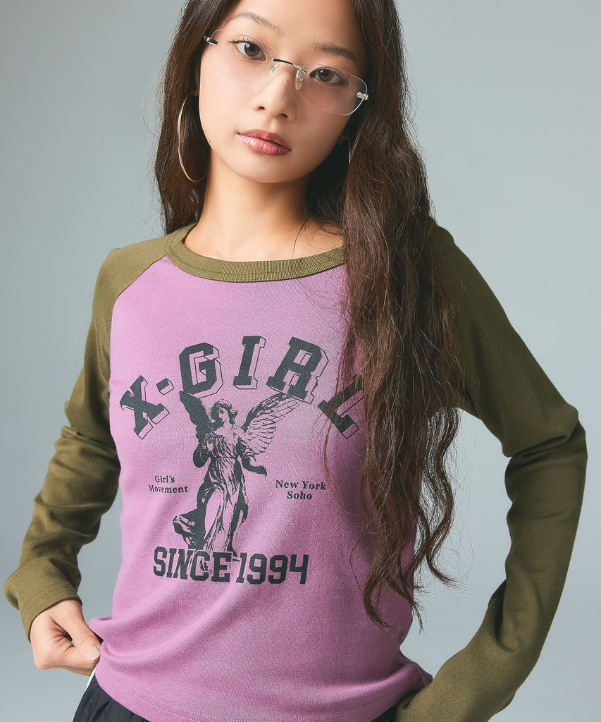 ANGEL AND LOGO RAGLAN L/S BABY TEE – calif（カリフ）公式サイト