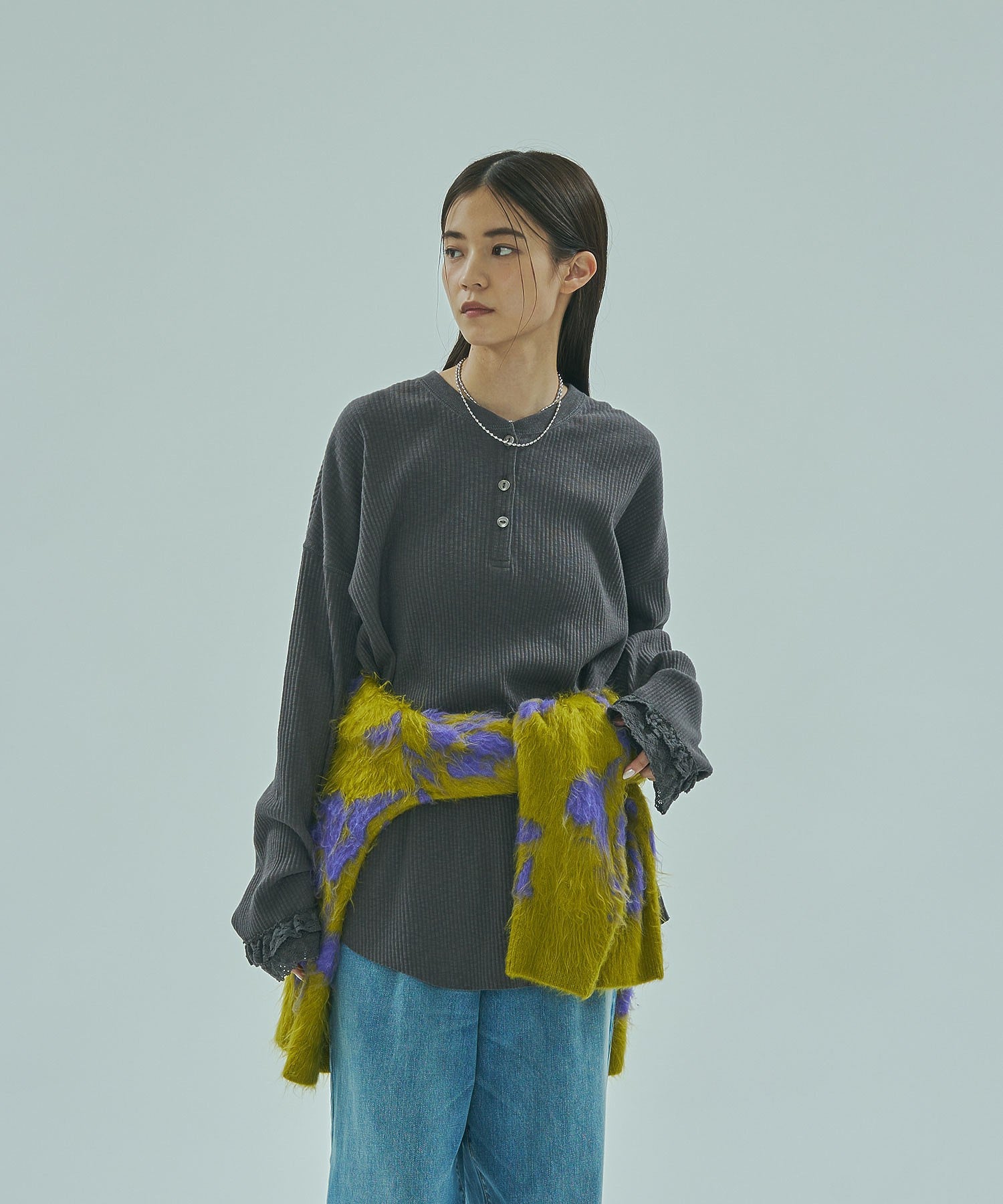 CREOLME/RIB HENRY NECK PULLOVER