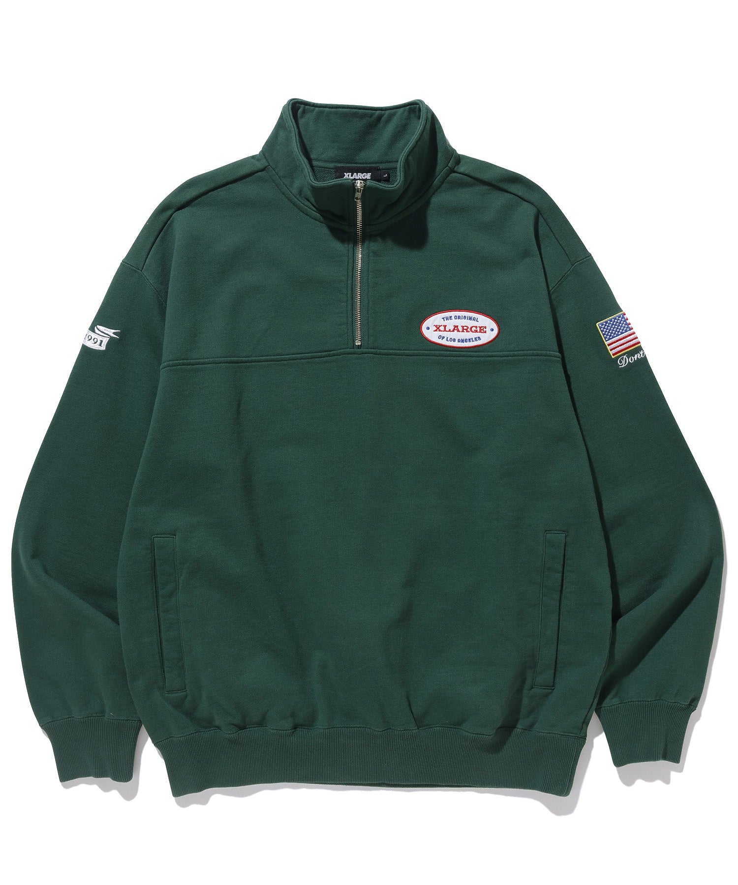 CLASSIC OVAL LOGO HALF ZIP SWEAT