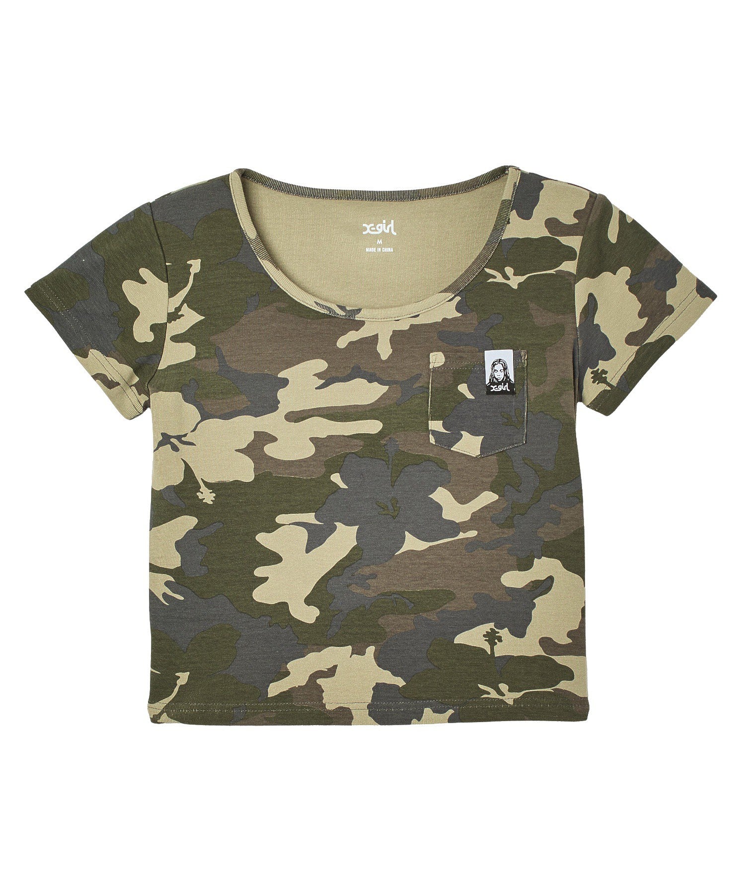 FACE LABEL S/S BABY TEE