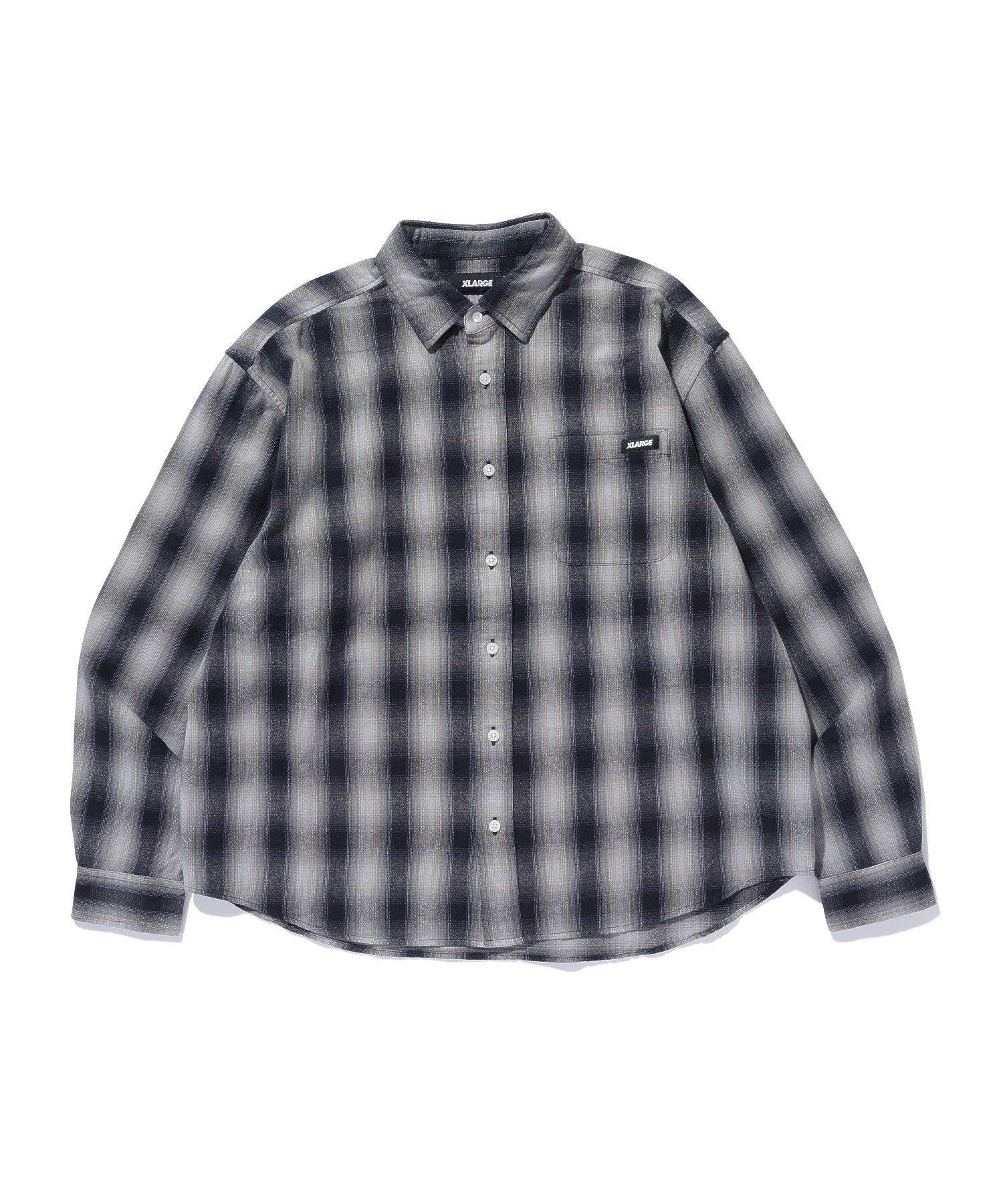 OVERDYED OMBRE CHECK SHIRT