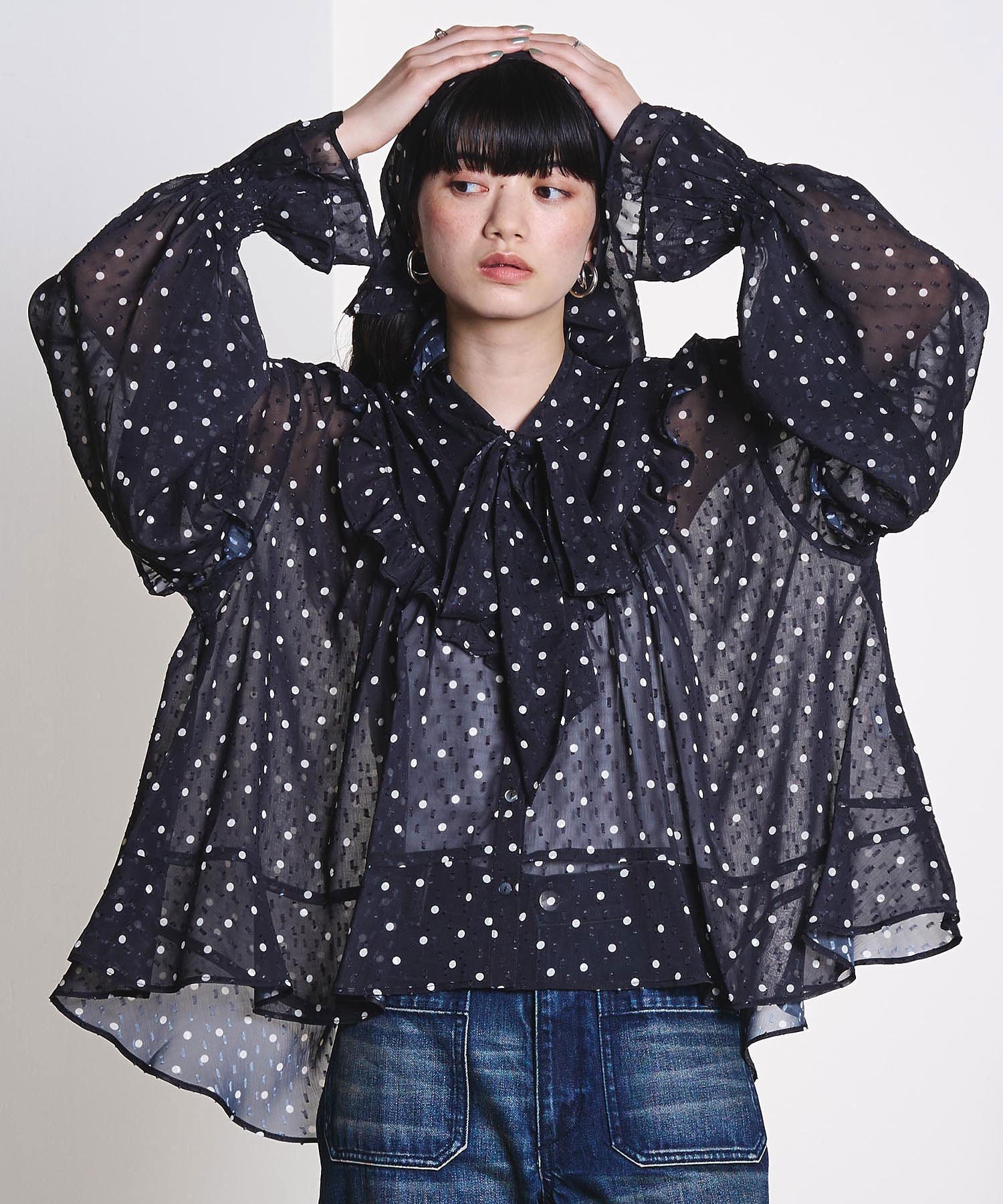 model:163cm 着用サイズ:ONE SIZE