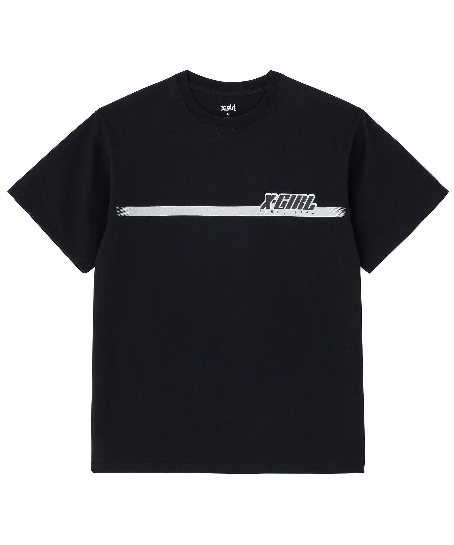 CONTRAST LINE S/S TEE X-girl