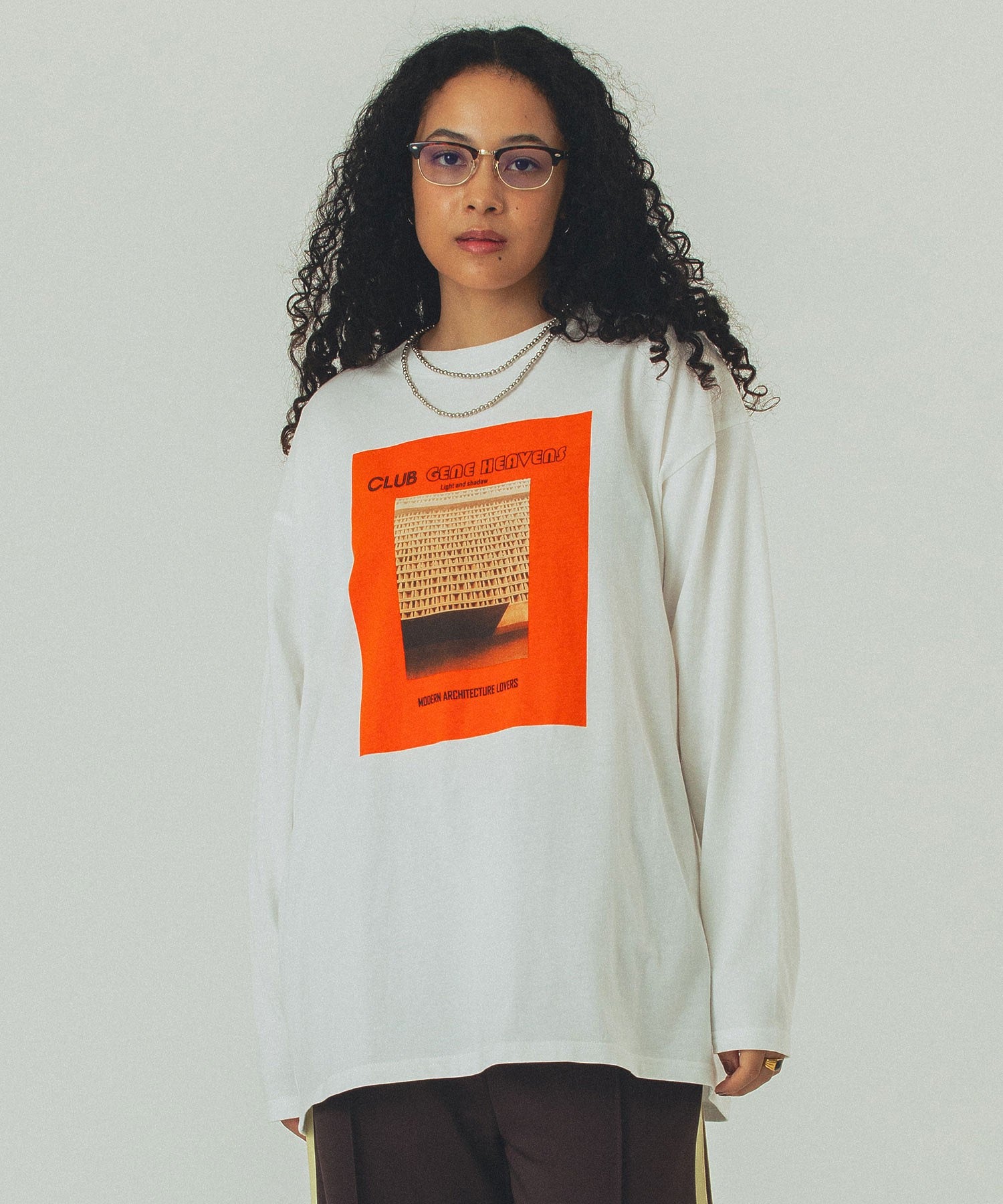 GENE HEAVENS/PHOTO LONG SLEEVE TEE