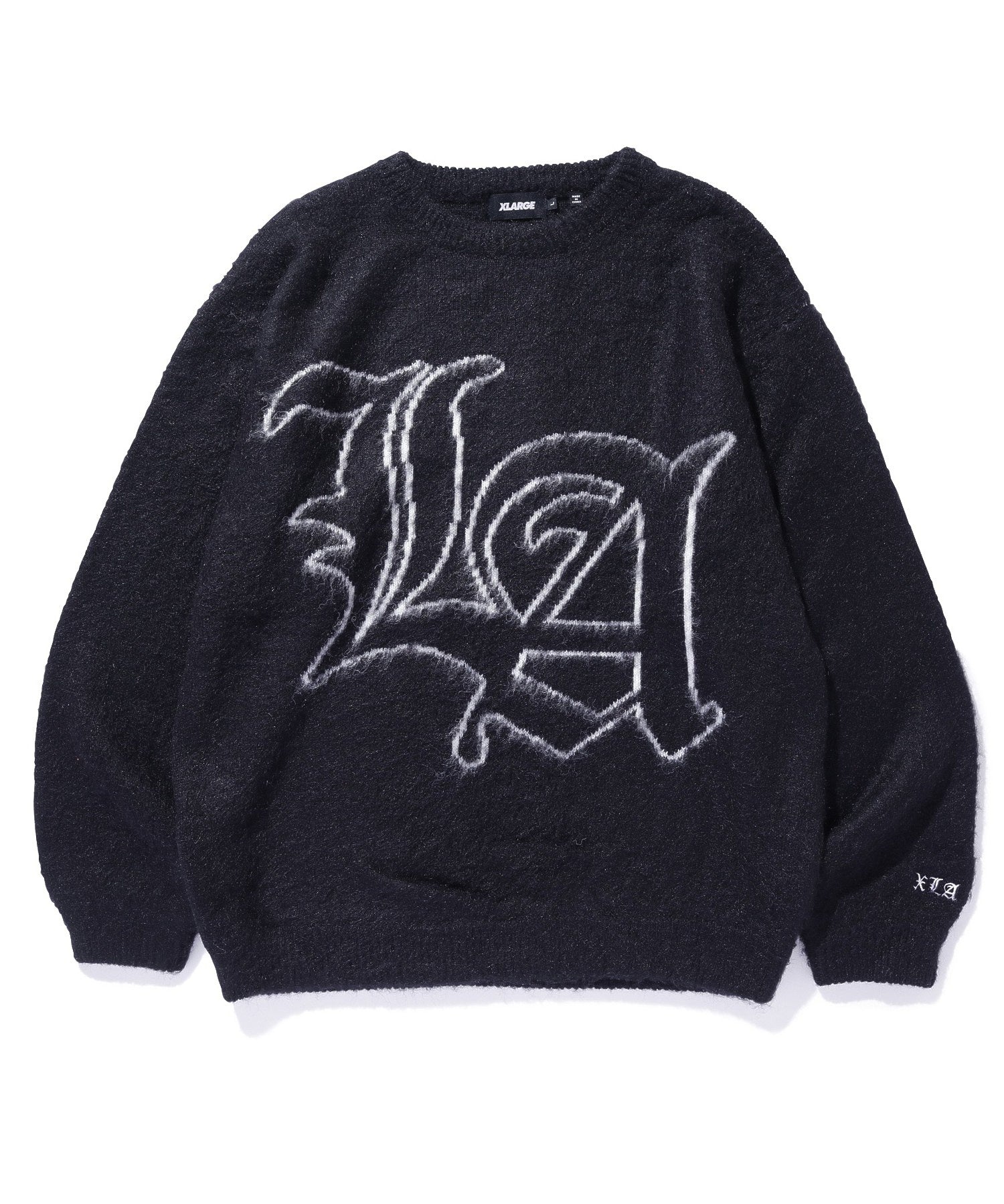 OLD ENGLISH MOHAIR CREWNECK KNIT