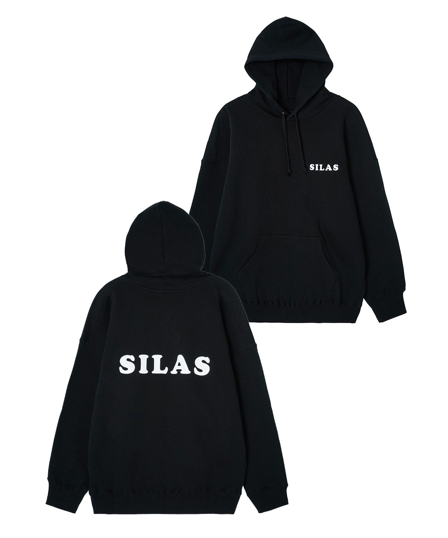 ROUNDED LOGO SWEAT HOODIE SILAS